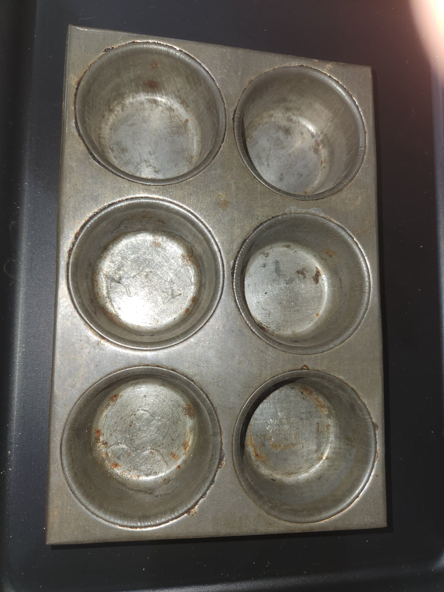Vintage Miniature 6 muffin pan kit4