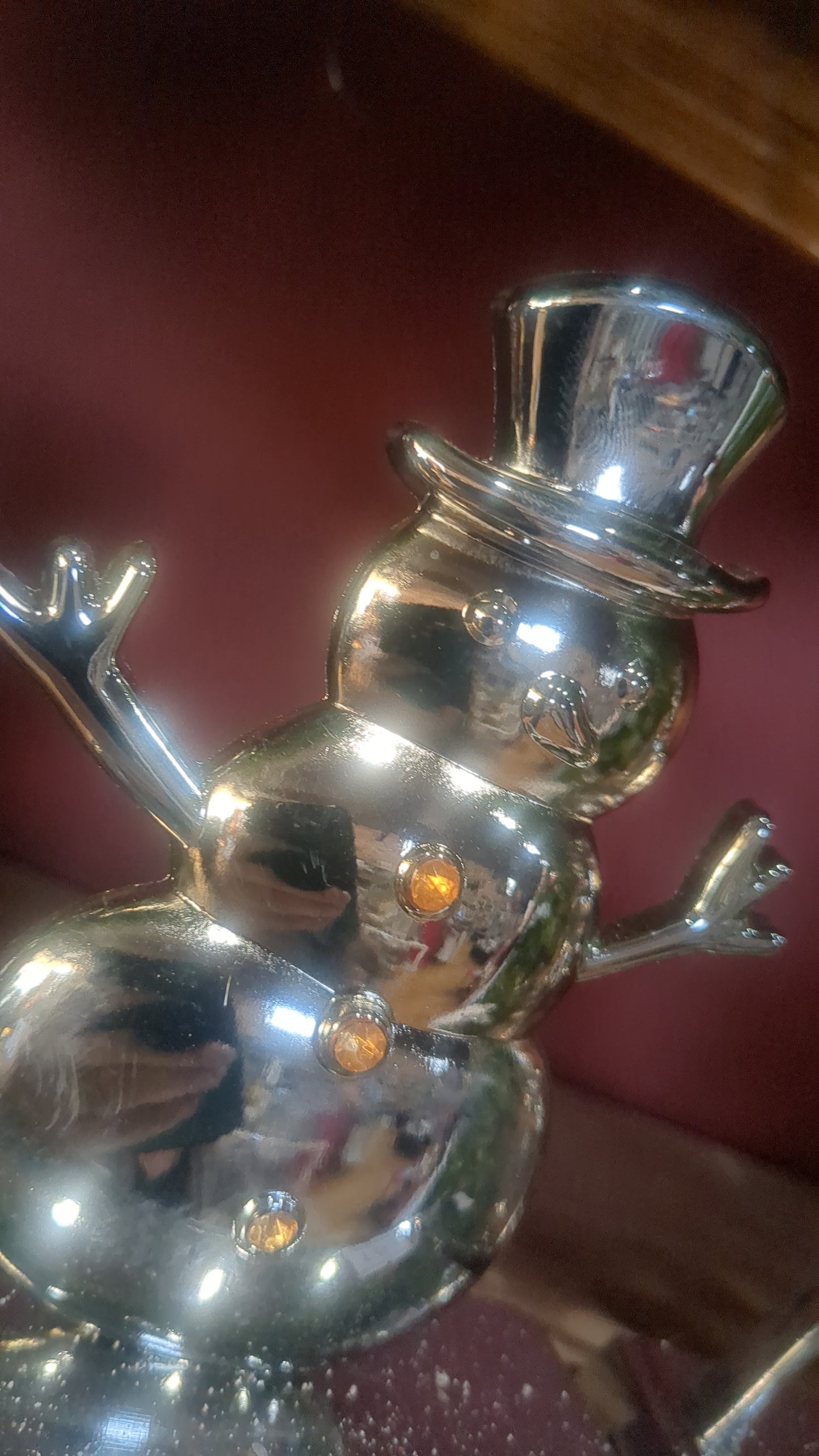 Sh2 Stocking holder metal snowman