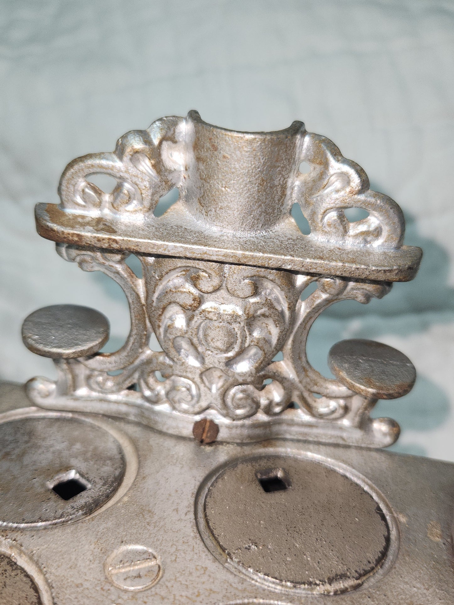 Antique Eagle Cast Iron Wood Burning Stove Salesmans Sample ci76