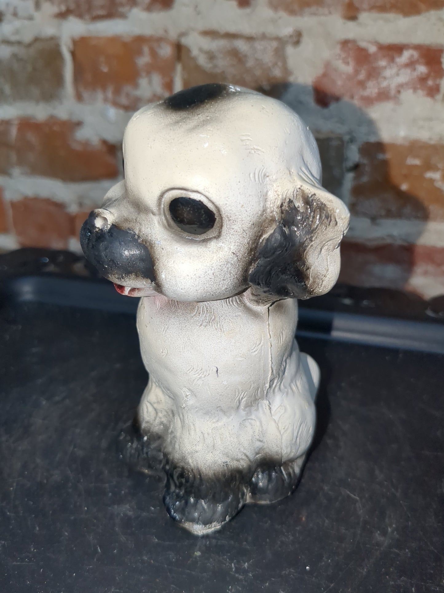 Vintage chalkware dog cw34