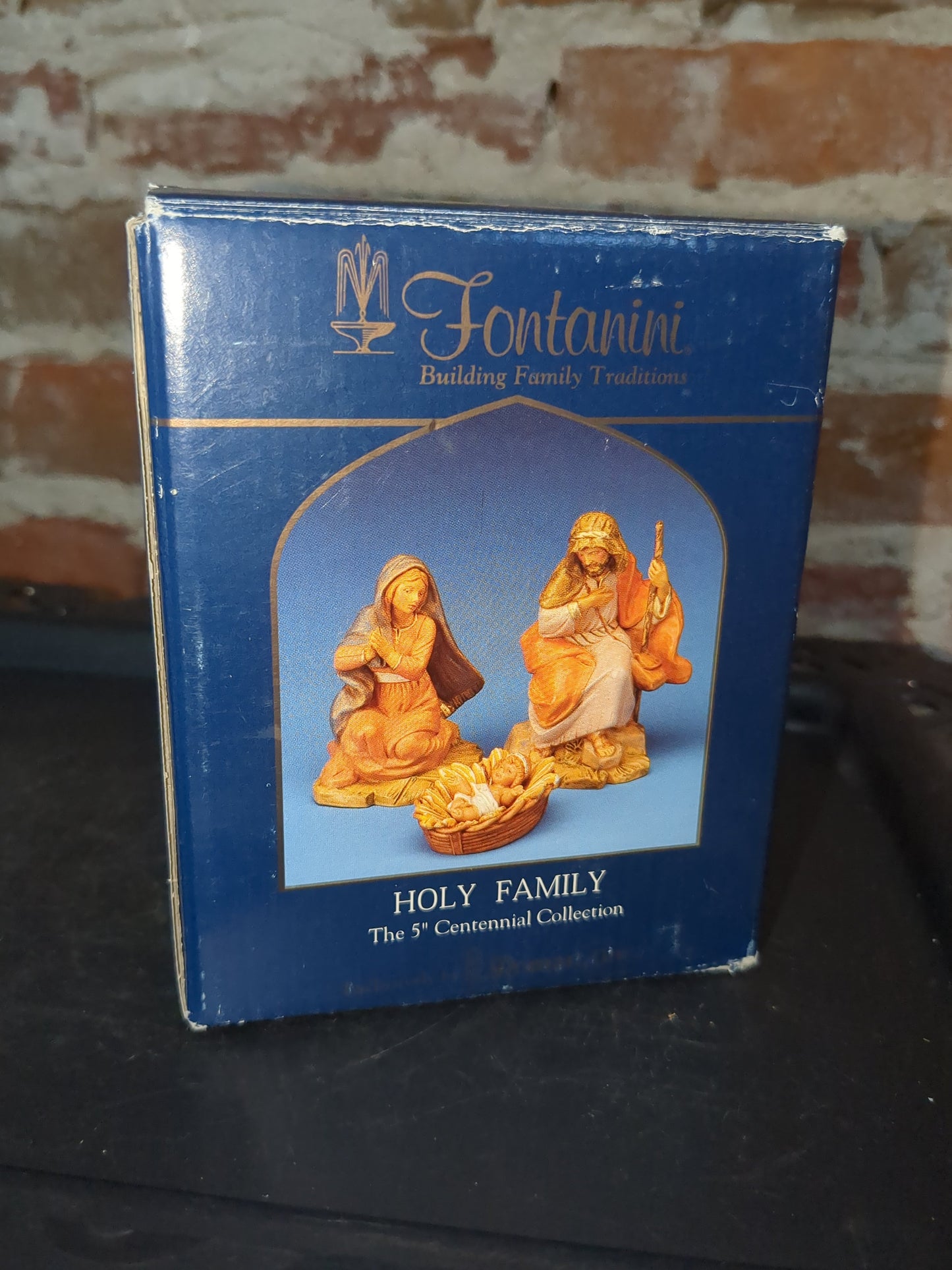 Vintage Fontanini 5" centennial collection nativity made in Italy Jesus Mary Joseph, wise men, camel, goat, sheep, Angel, John, Josiah, Naamah, stable fn79