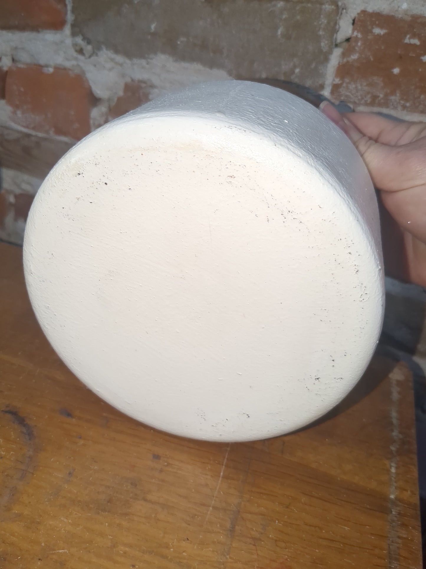 Upcycled glass jar with wooden lid