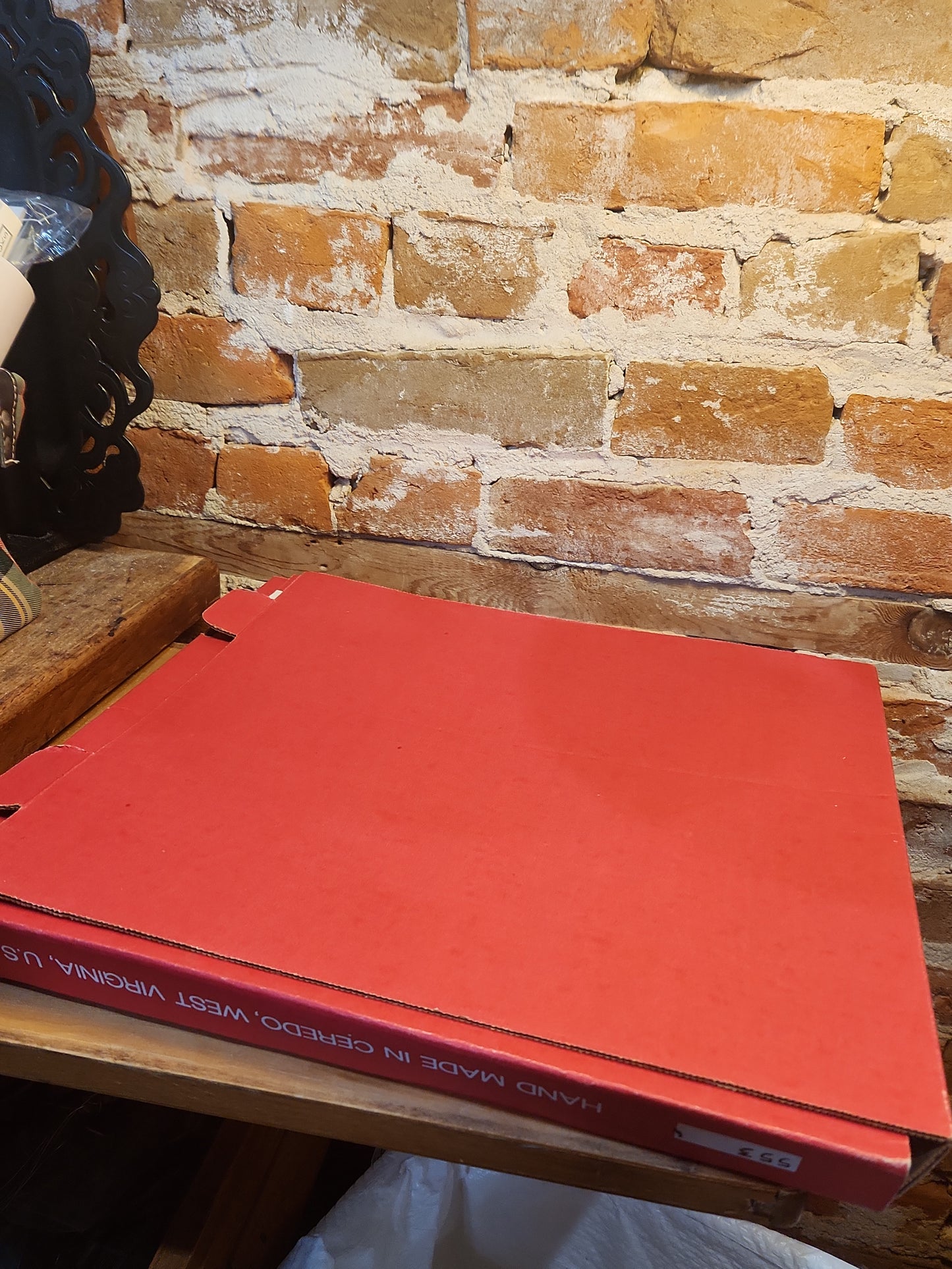 Vintage Pilgrim Glass Serving Plate Platter With a Goose Wearing a Wreath pl81