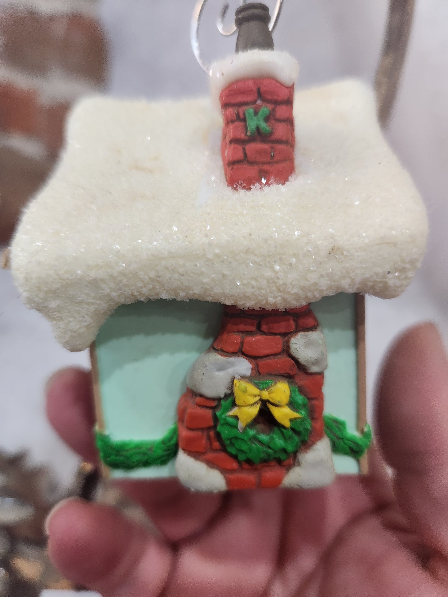 Vintage 1985 Hallmark Keepsake Holiday Magic lighted ornament Mr & Mrs Santa
