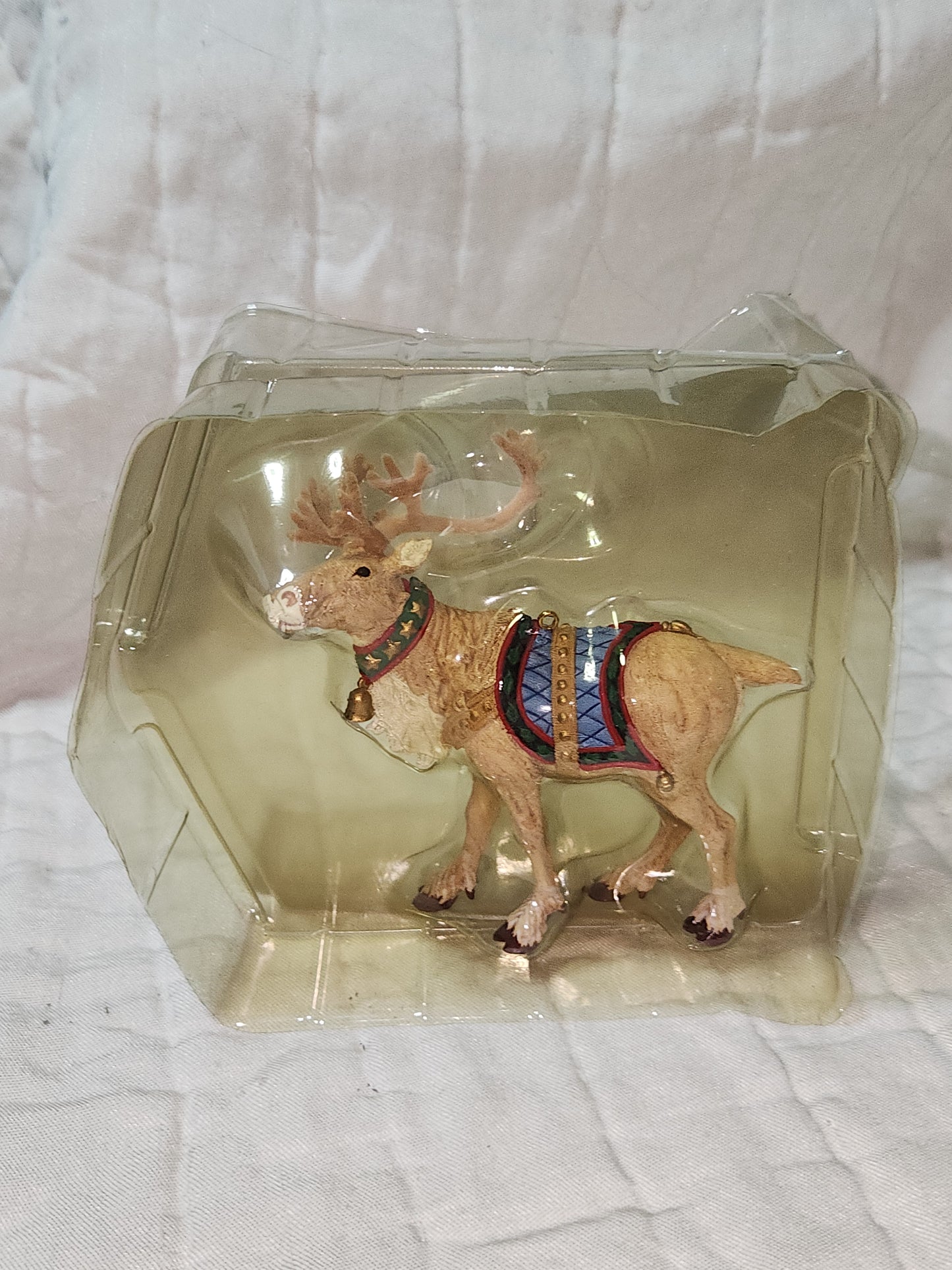 Vintage Hallmark Keepsake Ornament 2001 Ready Reindeer
