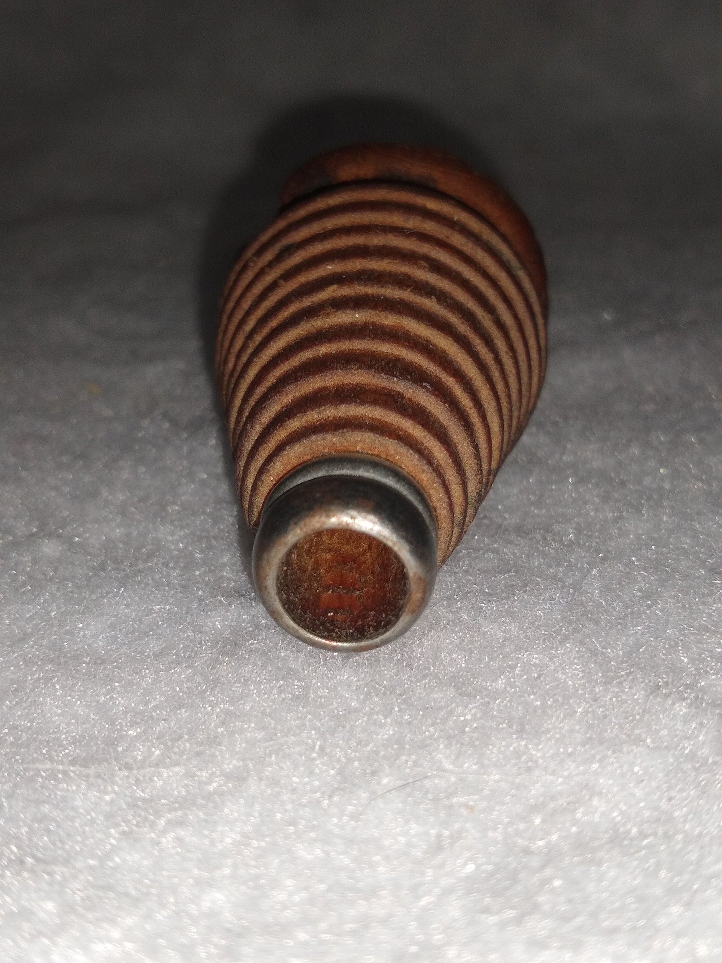 Antique small wooden beehive spool Christmas tree sp55