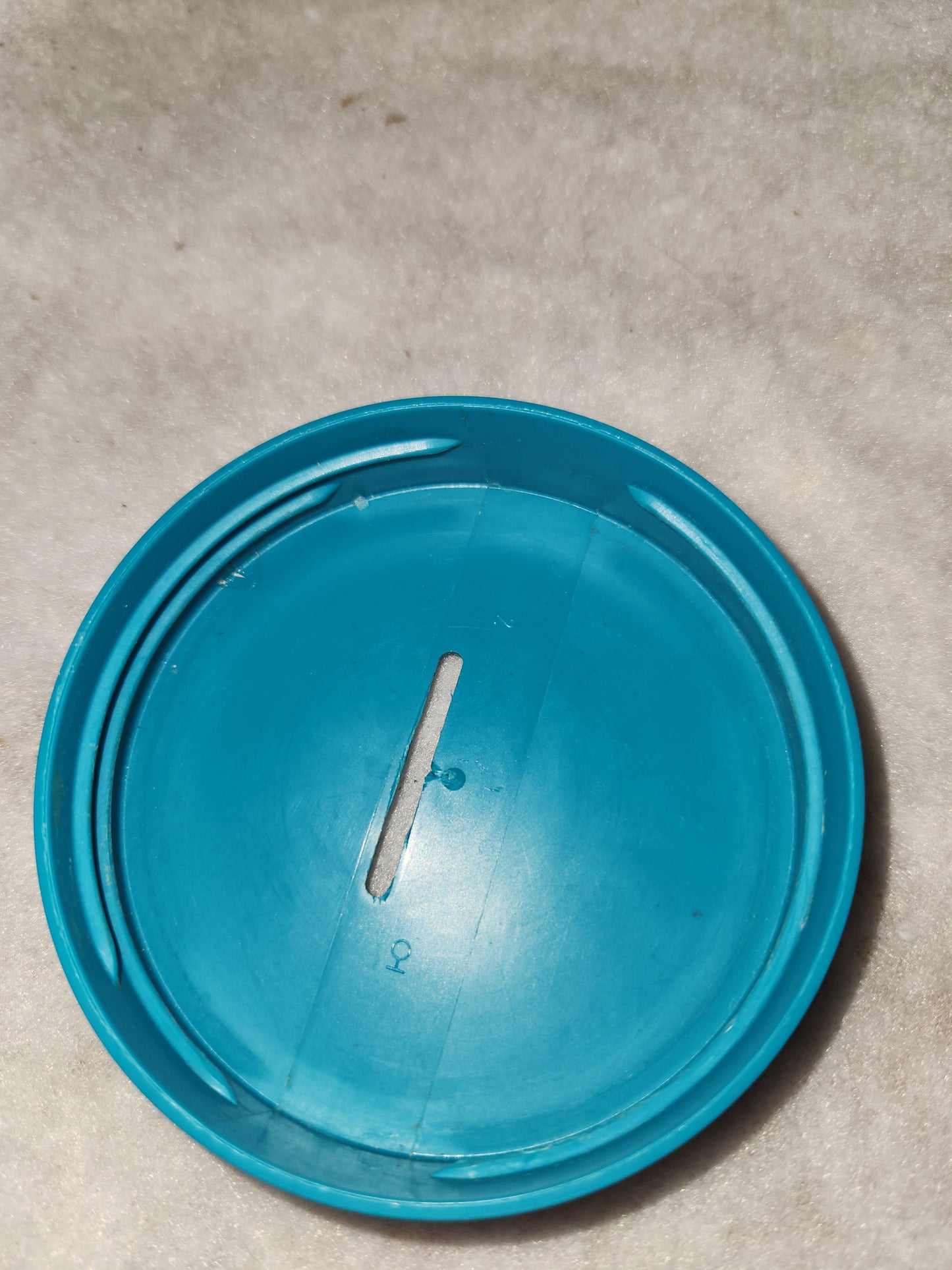 Vintage 1990 Skippy Peanut Butter- Beaver Glass Jar Bank- 100th Anniversary turquoise lid skj1