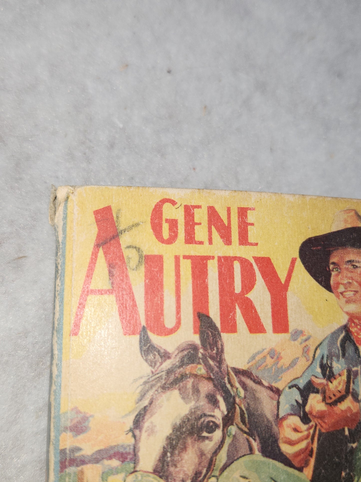 Vintage Big Little Book Better Little Book Gene Autry In Special Ranger Rule