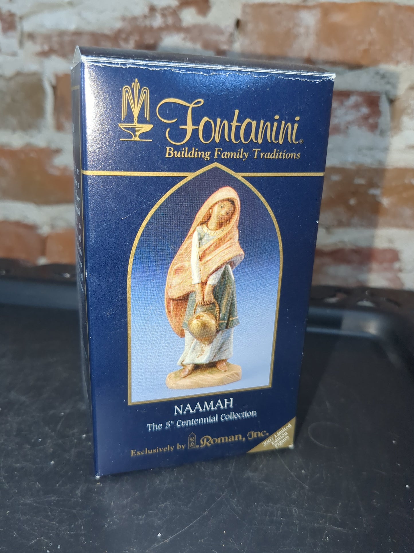 Vintage Fontanini 5" centennial collection nativity made in Italy Jesus Mary Joseph, wise men, camel, goat, sheep, Angel, John, Josiah, Naamah, stable fn79