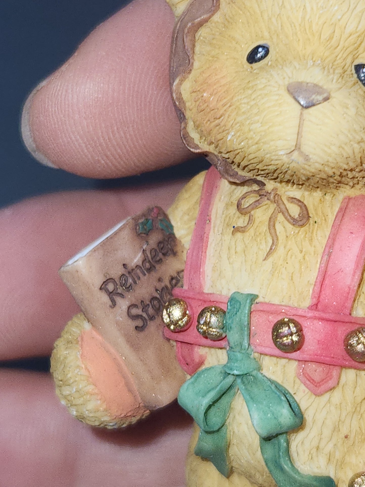 Vintage Enesco Cherished Teddies Rodney "I'm Santa's Little Helper" No Box 1999 ct67