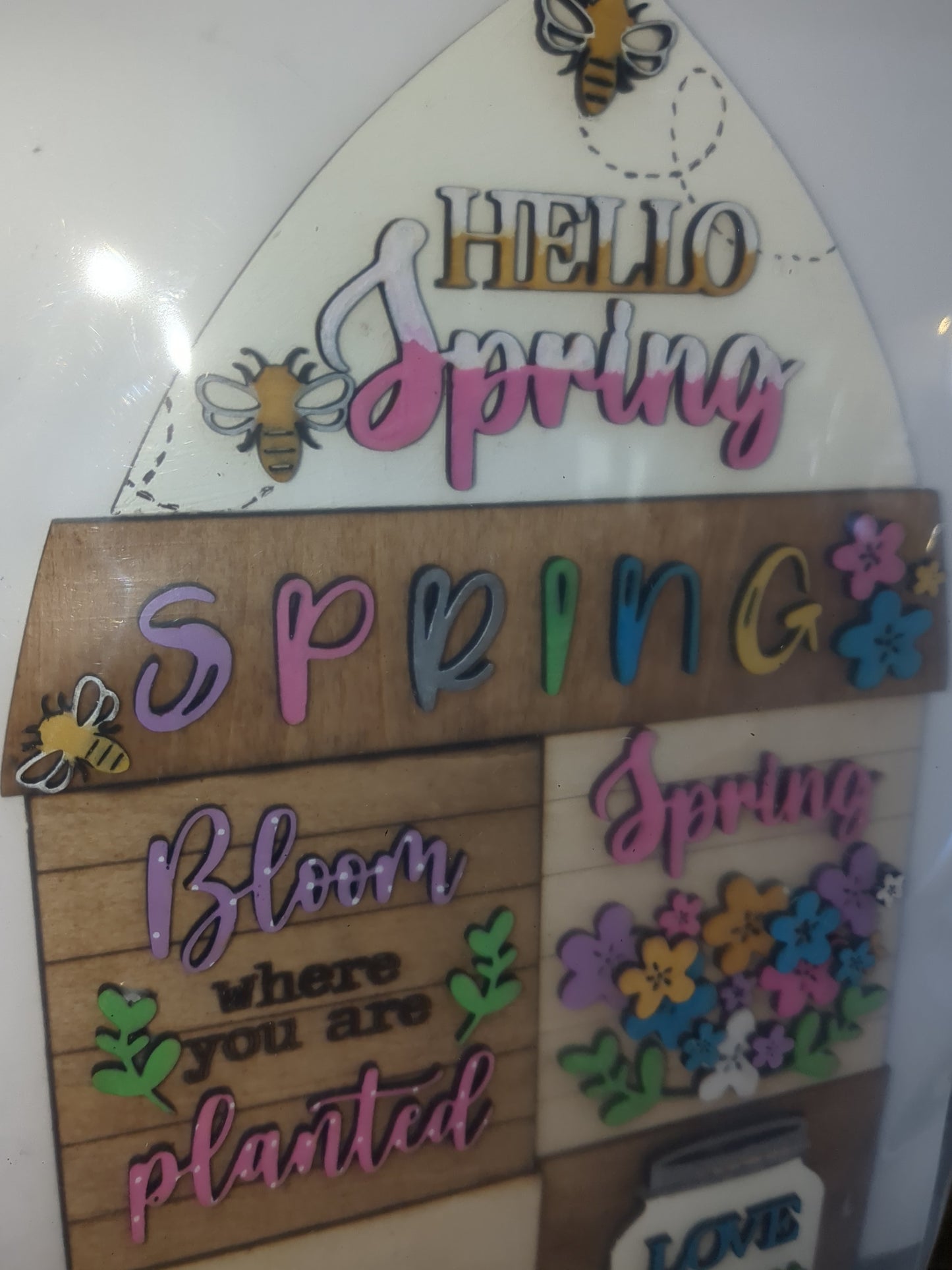 Spring kit for interchangeable arch or rectangle frame.