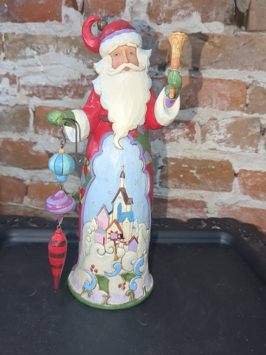 Jim Shore 2013 Santa Claus Figurine Merry and Bright 4035390 Heartwood Creek