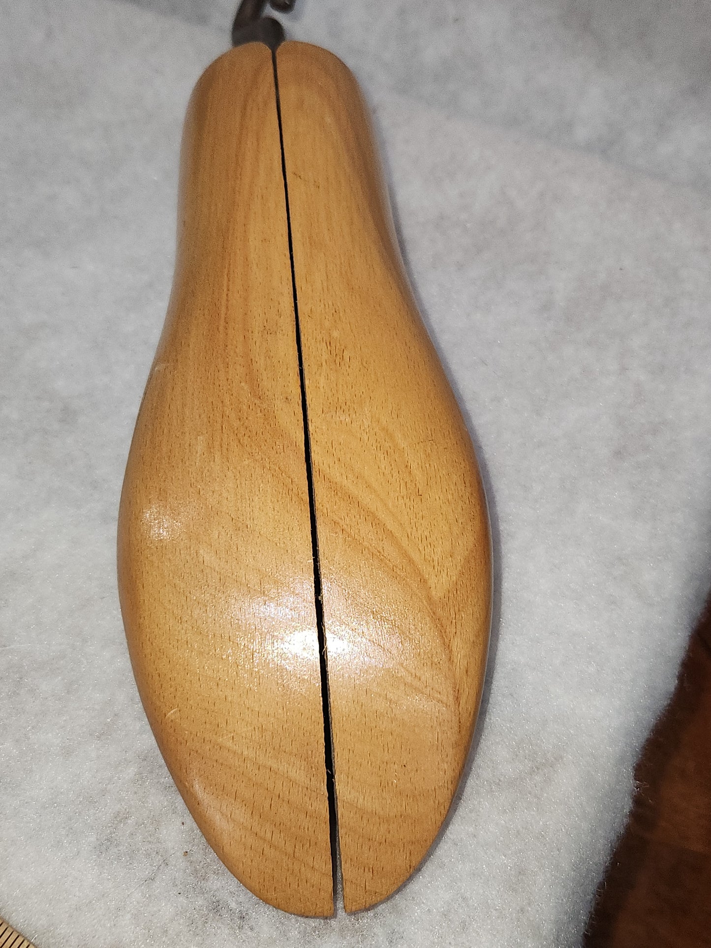Vintage Wood and Steel Twist Handle Shoe Stretcher Yugoslavia wss6