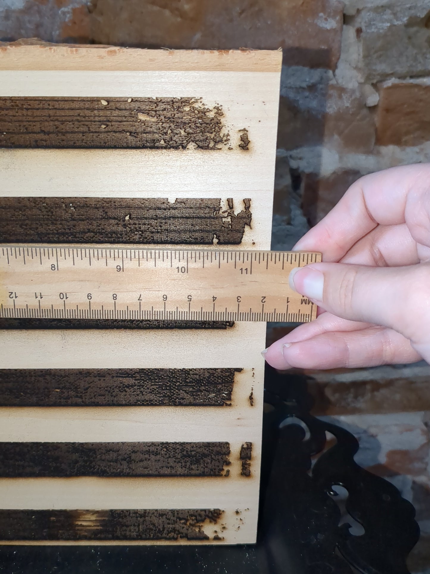 Live edge slab wood worn flag laser engraved ew52