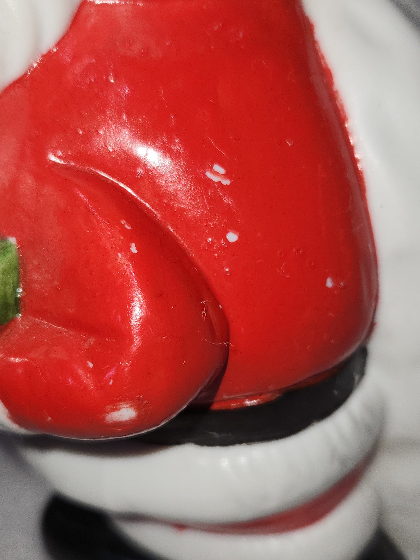 Vintage Enesco Japan Ceramic Santa Claus Coin Bank cb76