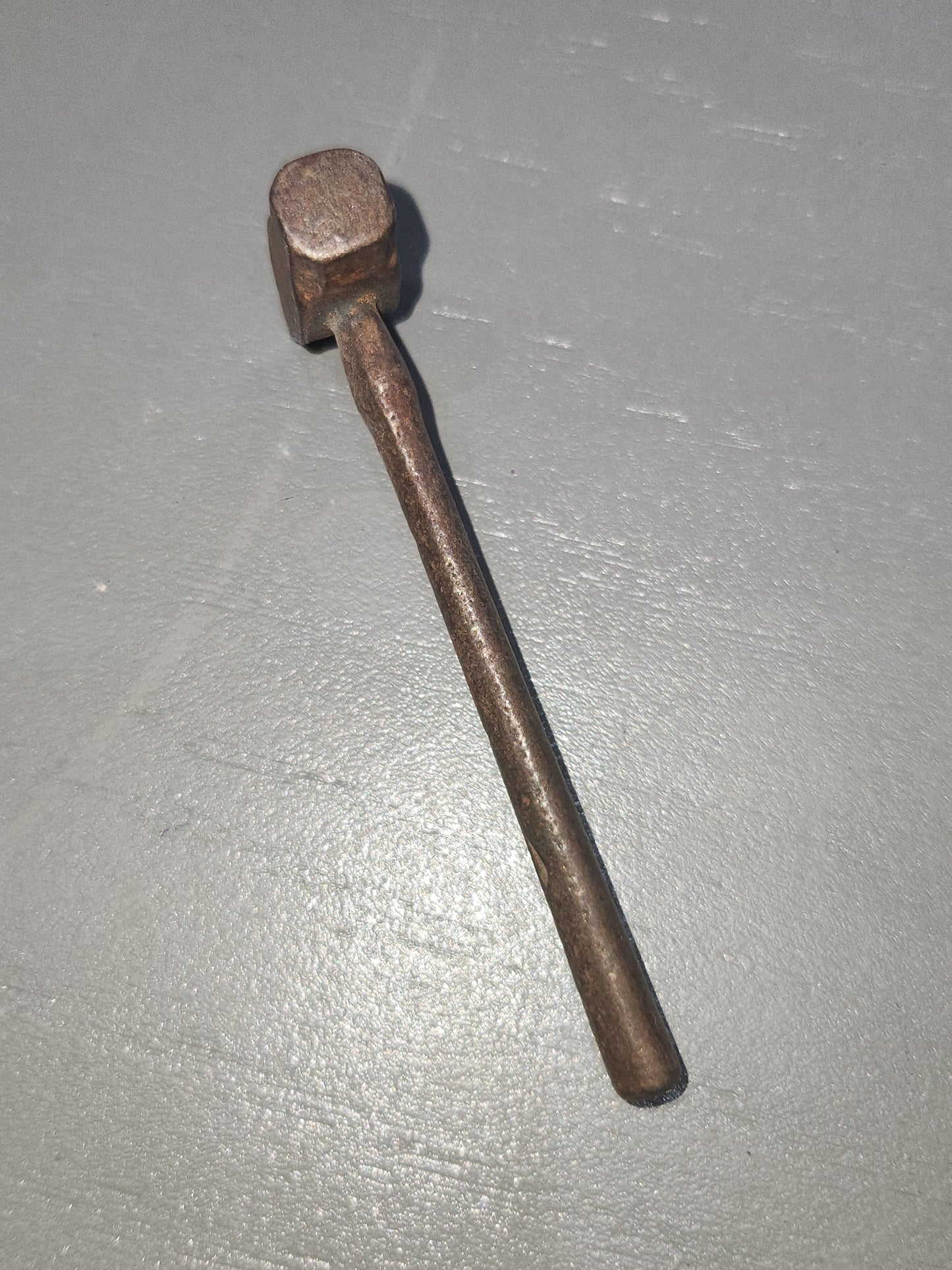 Antique Vintage Miniature Cast Iron Toy Sledge Hammer pretend play toy9