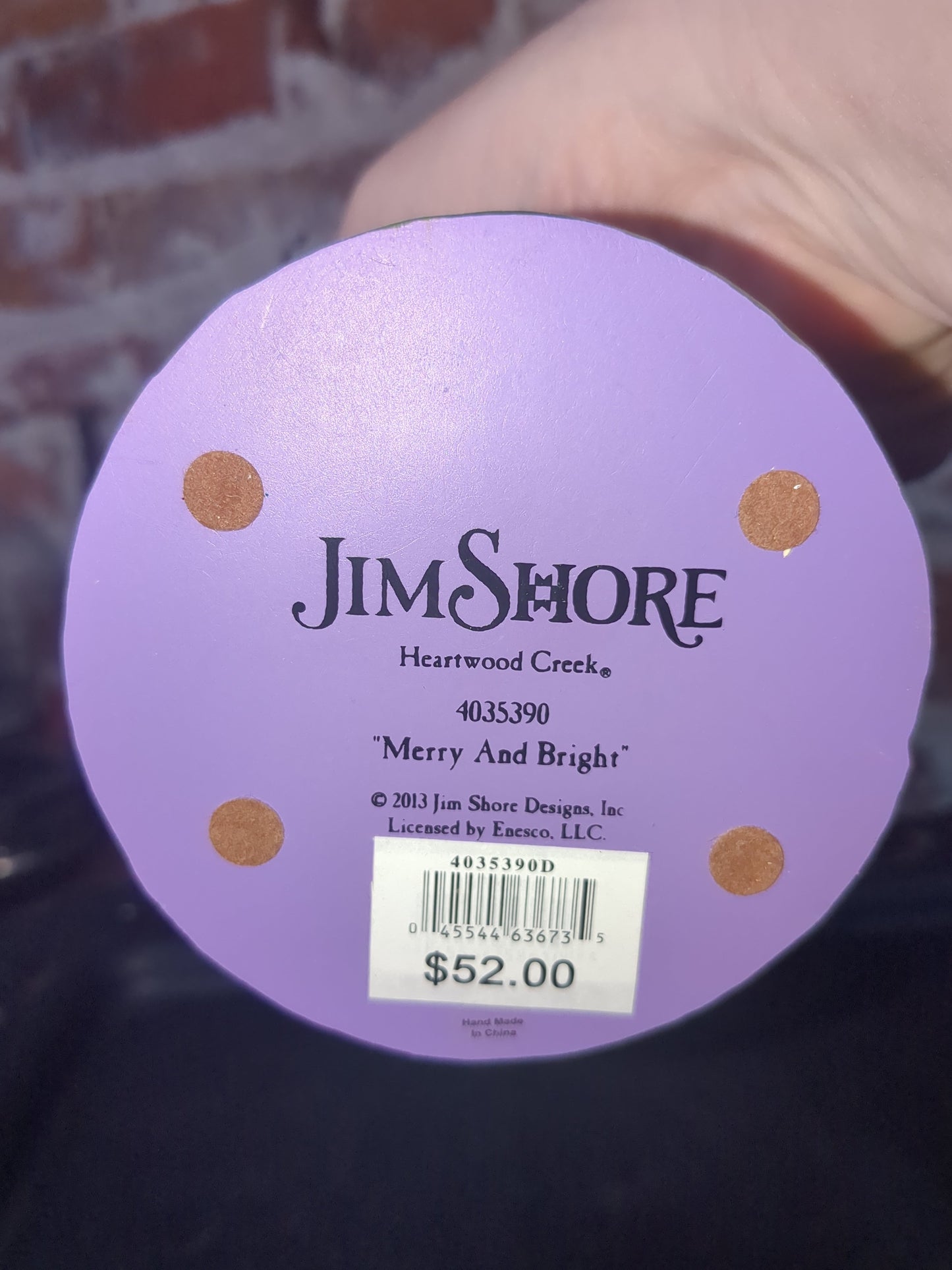 Jim Shore 2013 Santa Claus Figurine Merry and Bright 4035390 Heartwood Creek