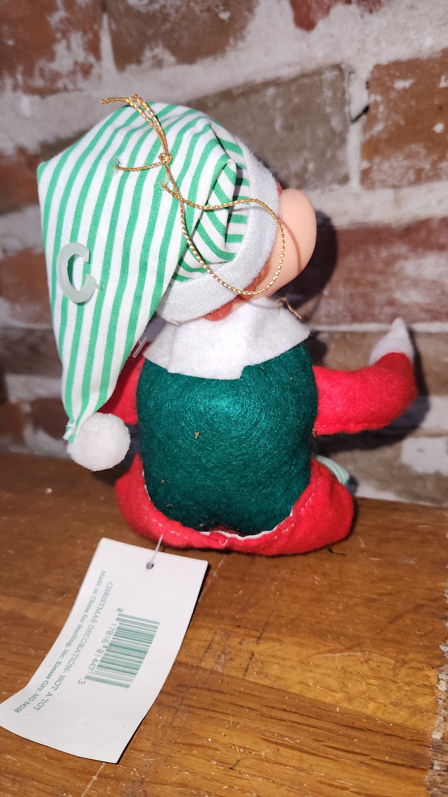 vintage Sterling Pixie Elf shelf sitter wn123