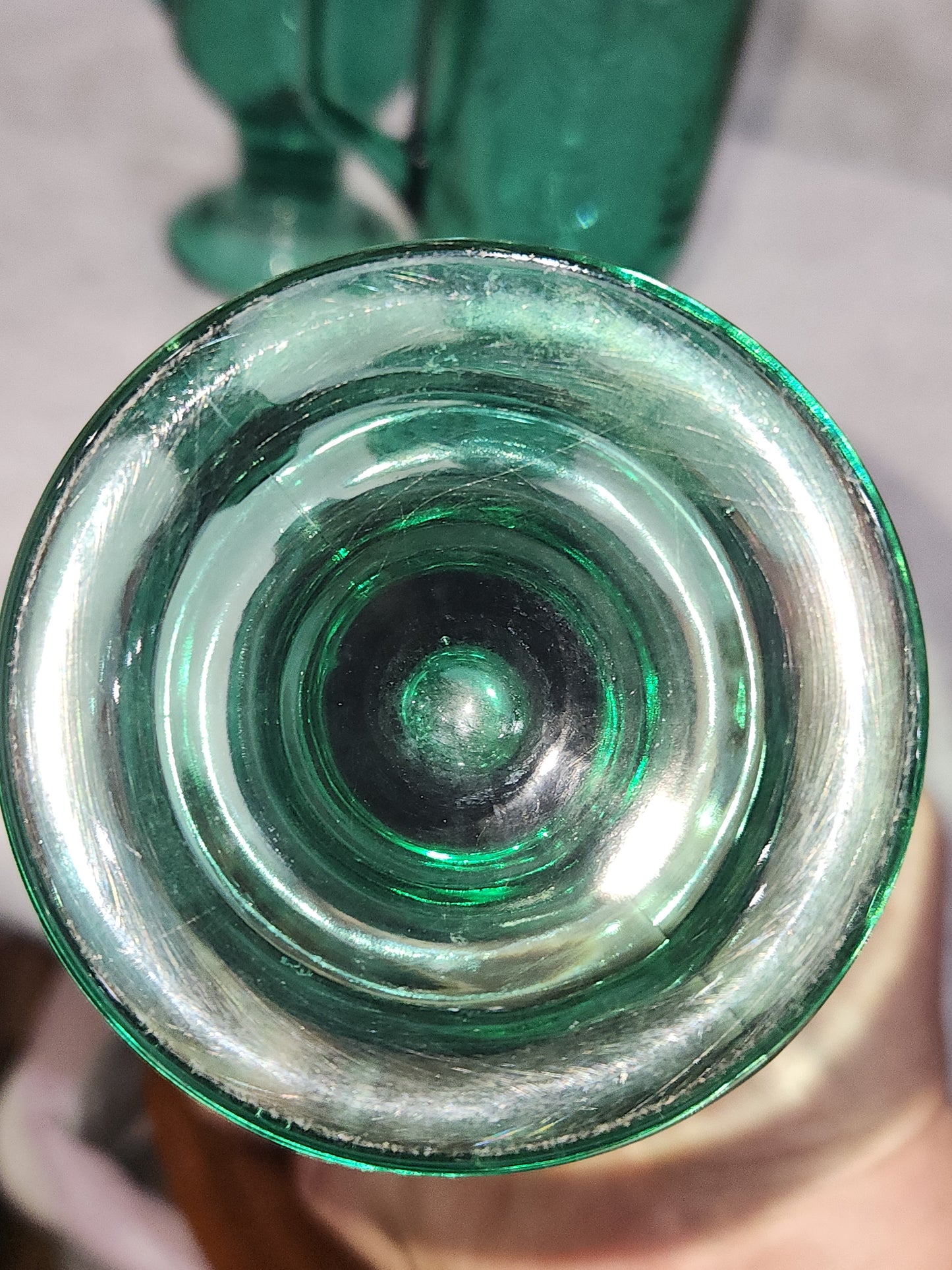 Vintage Indiana Glass Evergreen Tree Holiday Classic Footed Mug Set of 3 - 7oz mug5