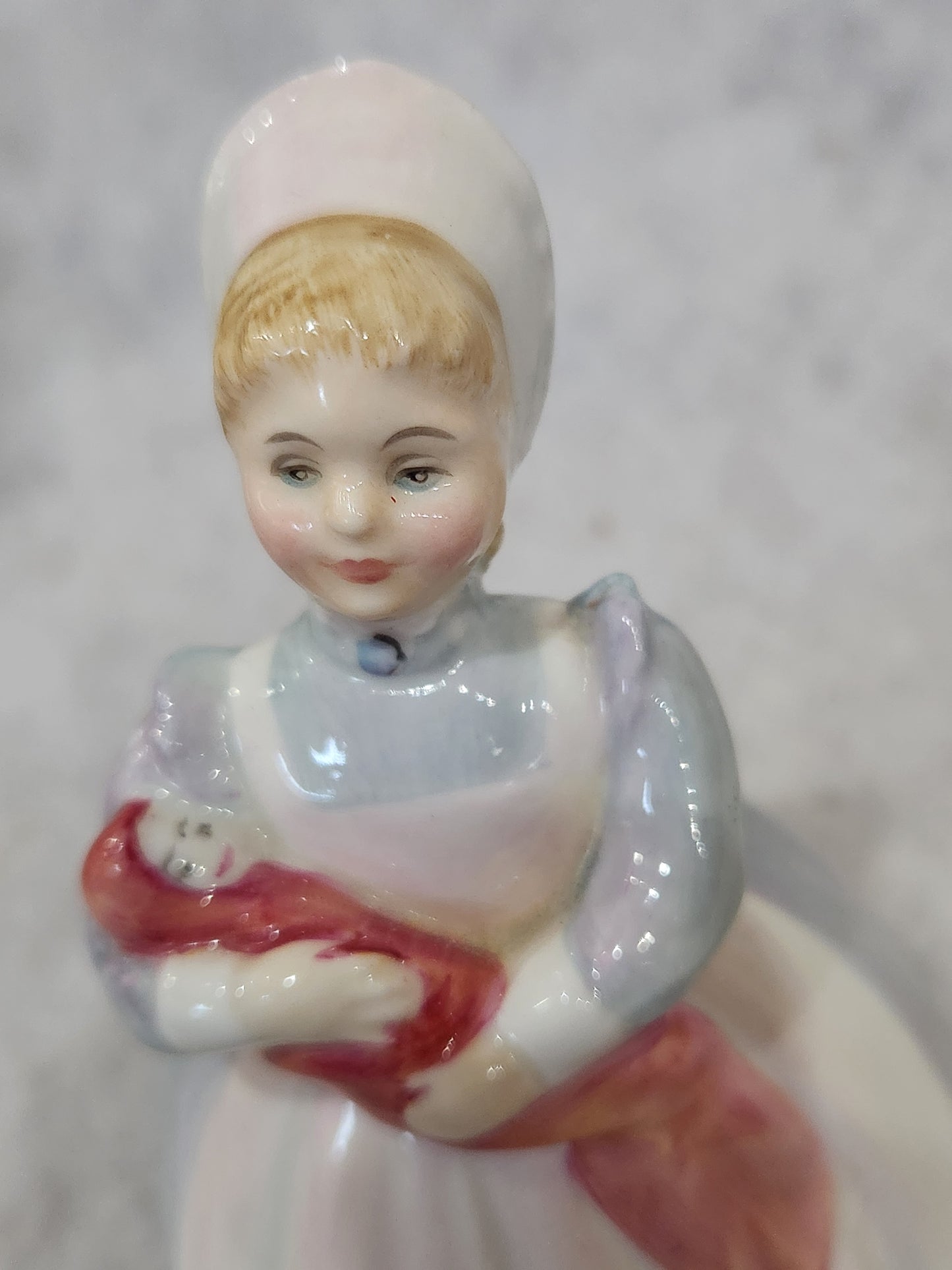 Vintage Royal Doulton bone china “The Rag Doll” HN2142 1953 nurse bc67
