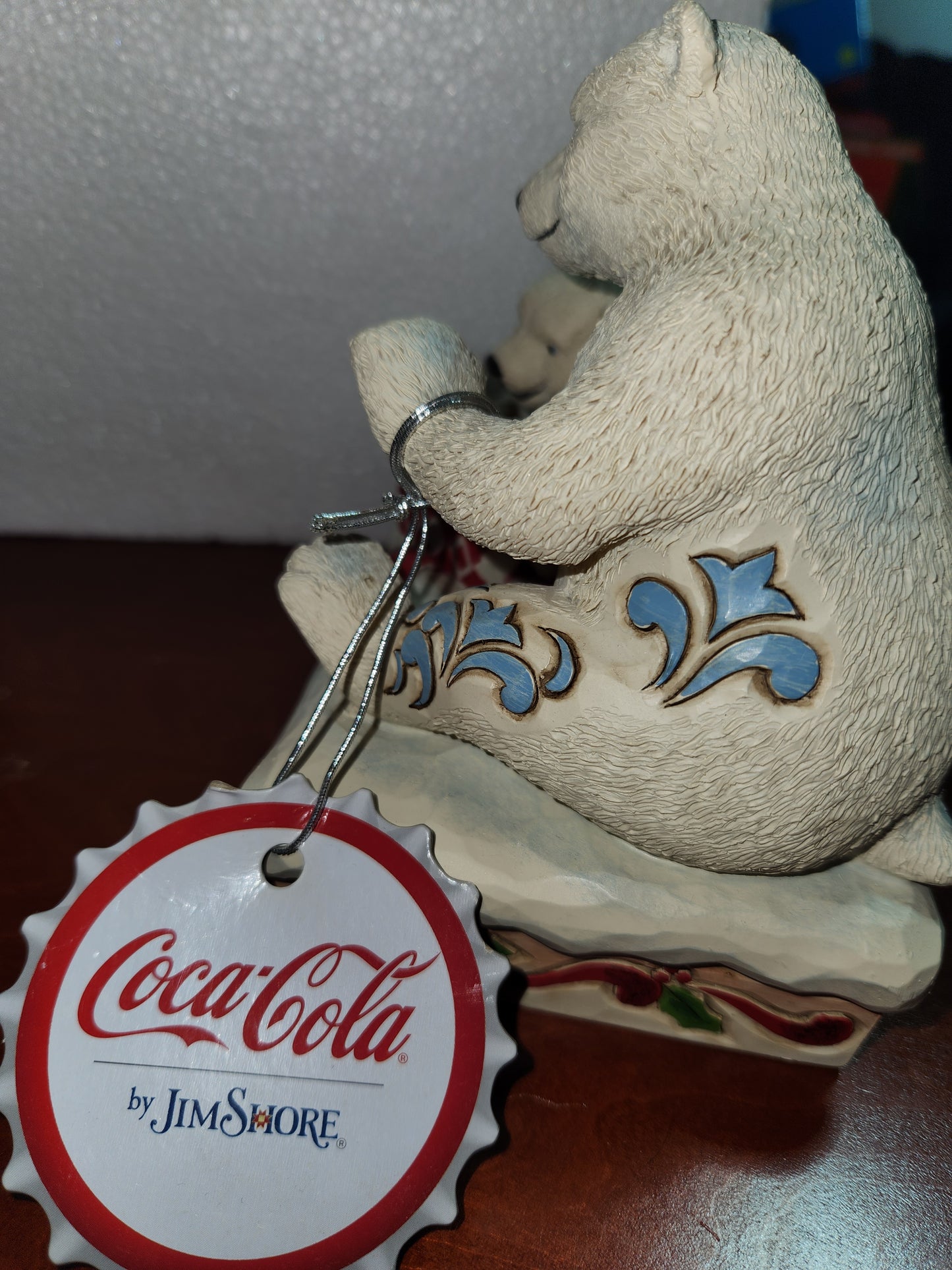 Coca-Cola Coke Jim Shore Polar Bear and child "Holiday Treat" item 6003597 cc203