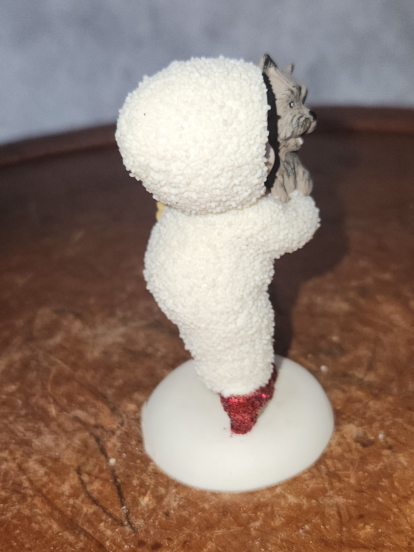 Snowbabies "No Place Like Home"  Department 56 Toto Ruby Red Slippers Figurine 2006-2014 retired NO BOX sbd1