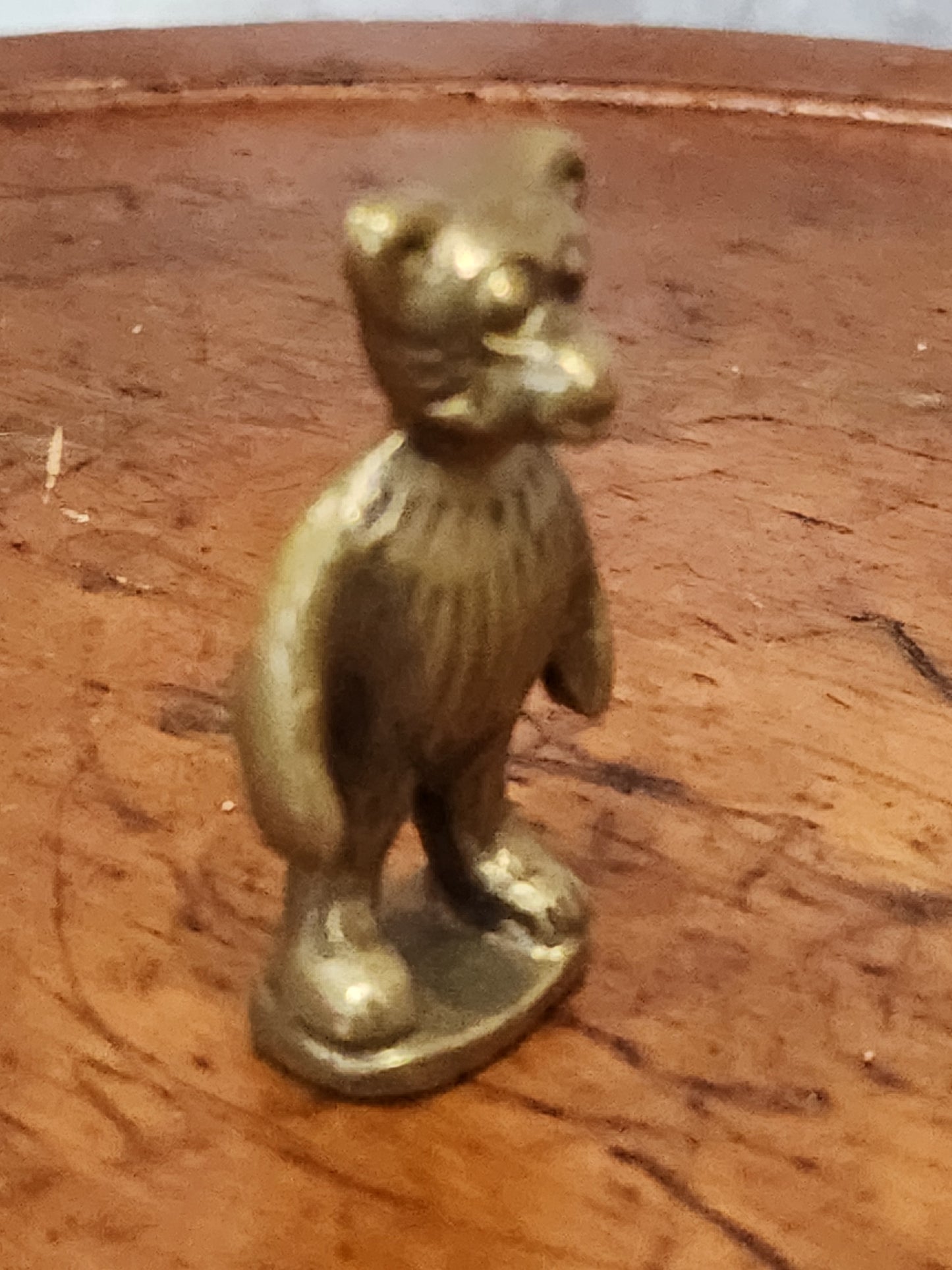 Miniature brass bear br87
