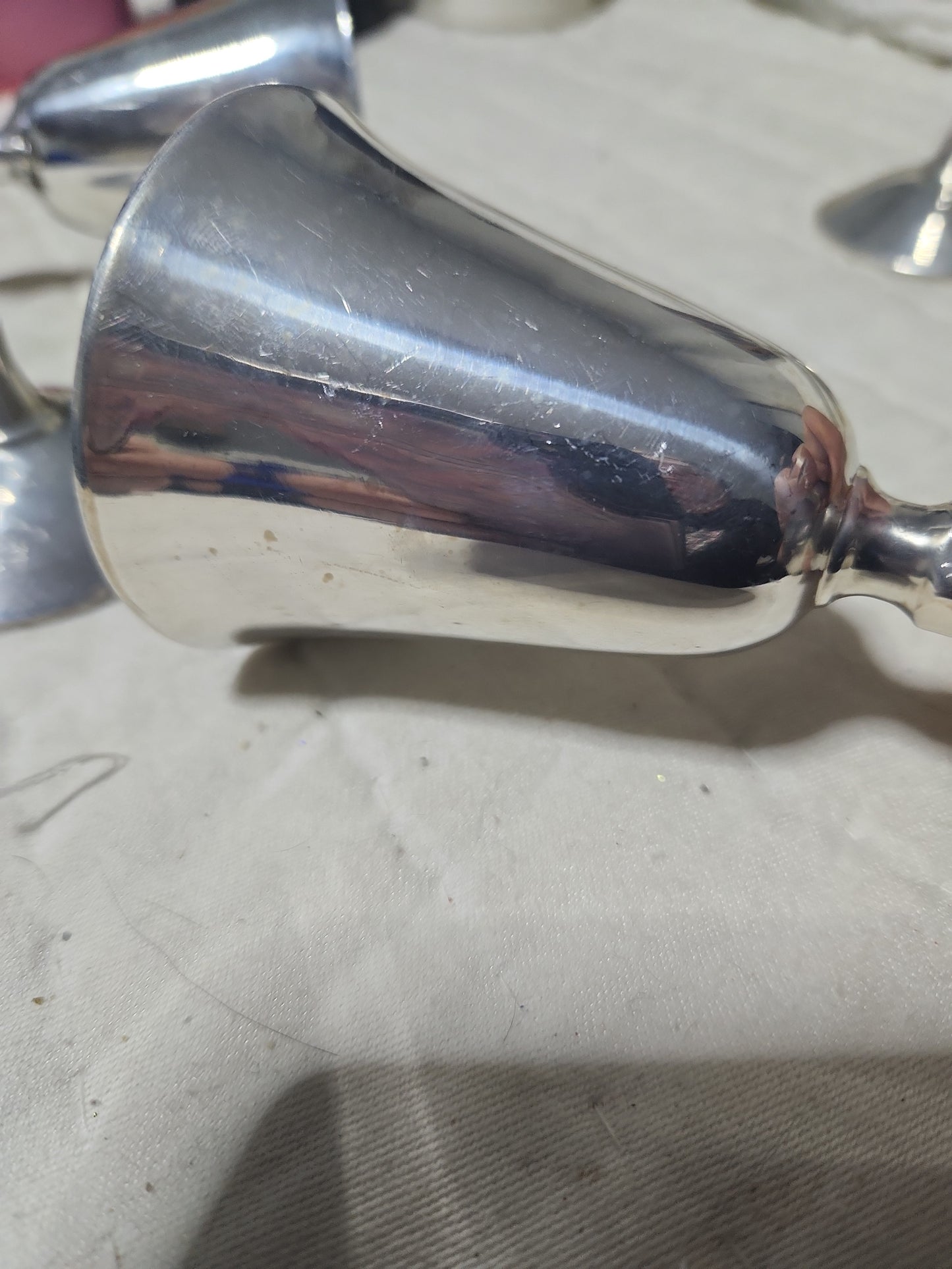 Vintage Raimond Italy Silver Wine Cups silver stemware set of 4 ss681