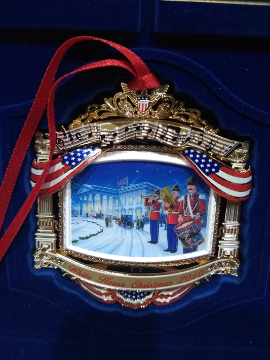 The White House Historical Association Collectible Christmas Ornament 2010 Music at the White House Army Navy Reception McKinley wh10