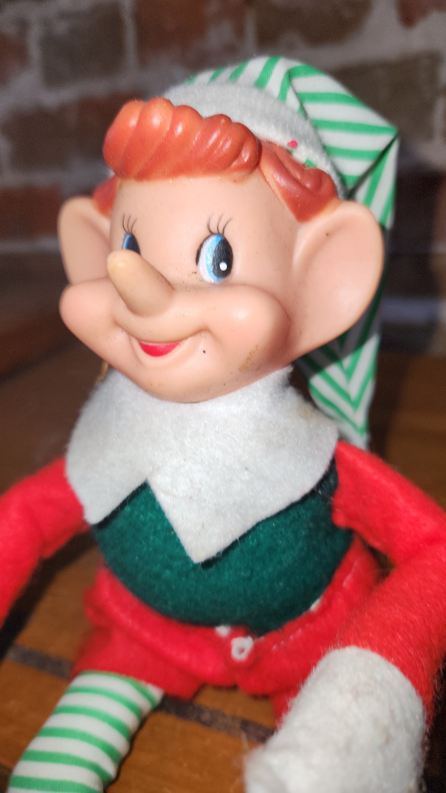 vintage Sterling Pixie Elf shelf sitter wn123