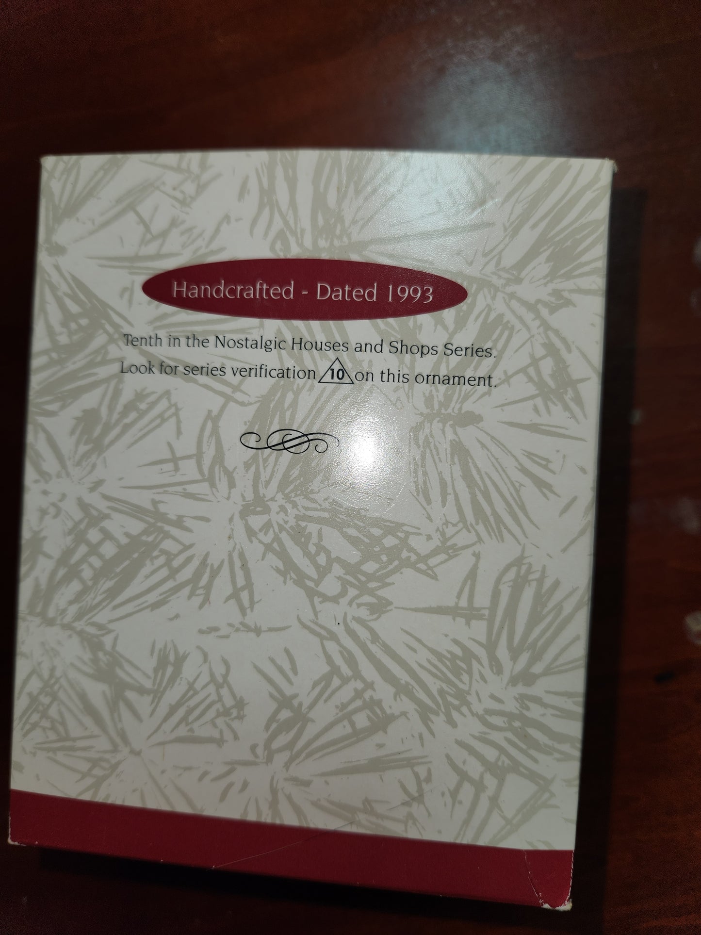 HH1993 Cozy Home Hallmark ornament