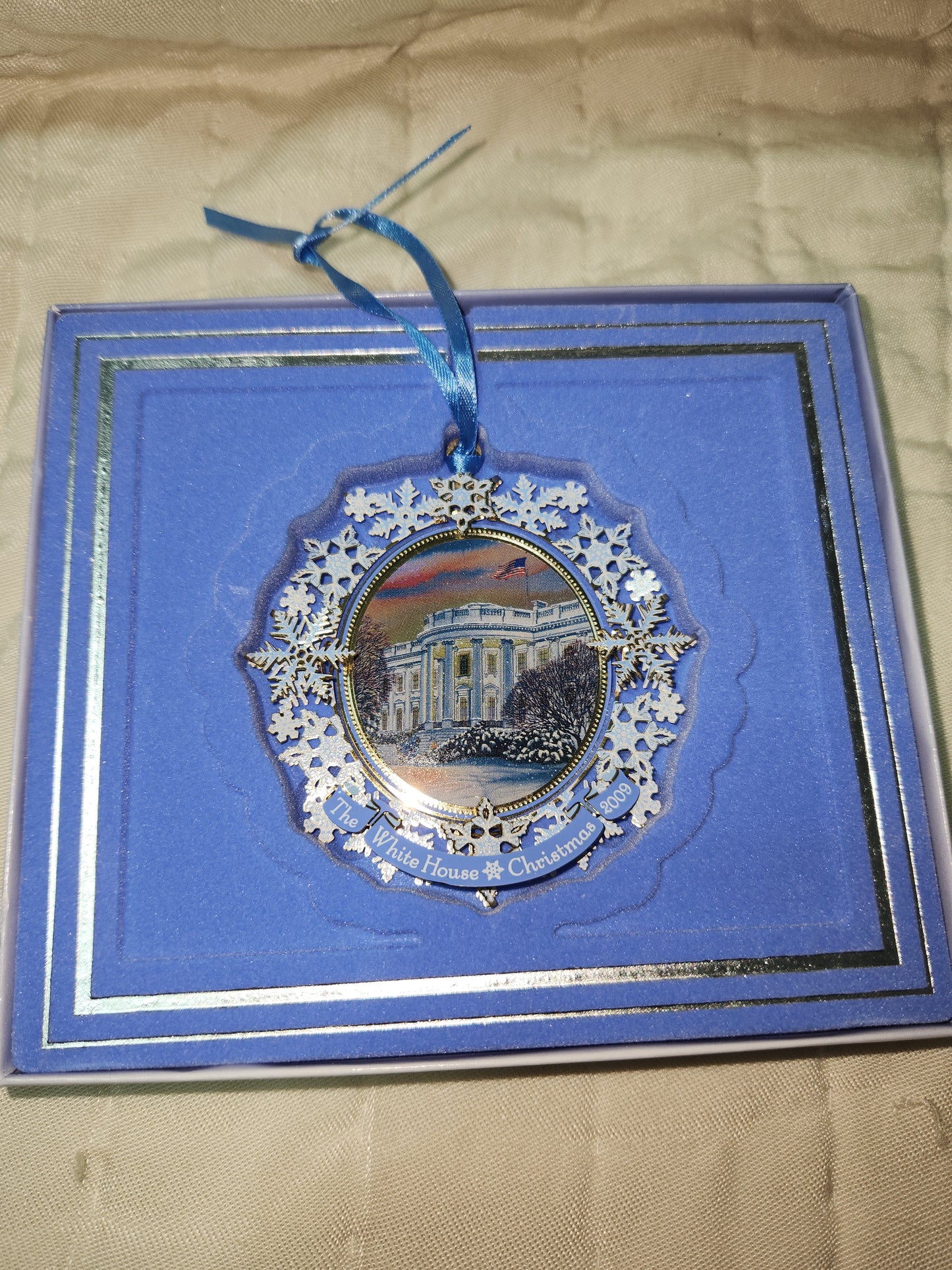 The White House Historical Association Collectible Christmas Ornament 2009 President Grover Cleveland wh09