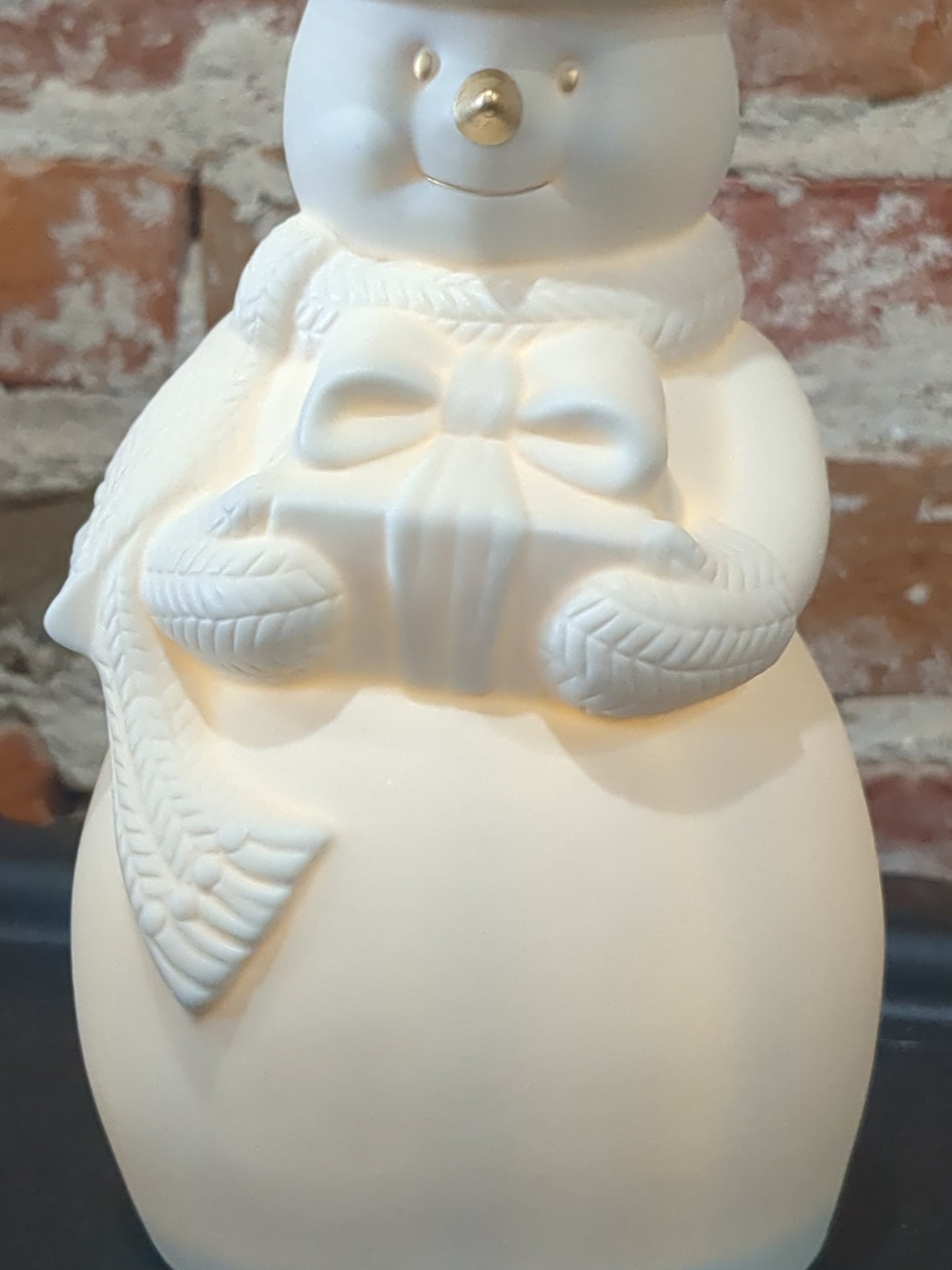 Lenox All Is Bright Snowman Lighted Christmas Decoration Figurine 7.5" len22