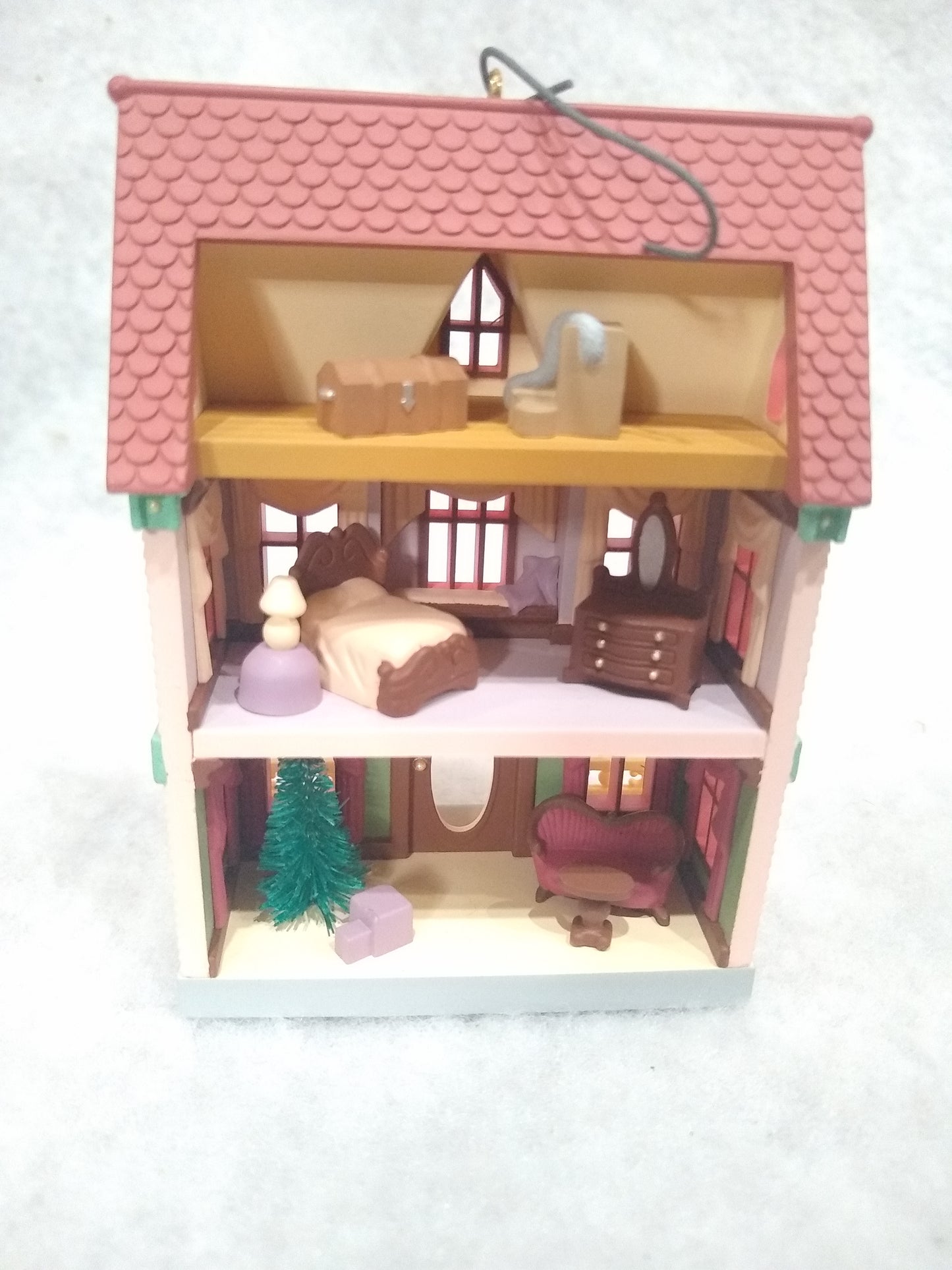 Victorian Painted Lady Ornament Hallmark Nostalgic Houses and shops hh1996