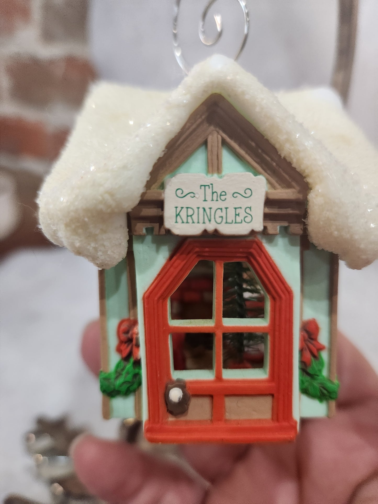Vintage 1985 Hallmark Keepsake Holiday Magic lighted ornament Mr & Mrs Santa