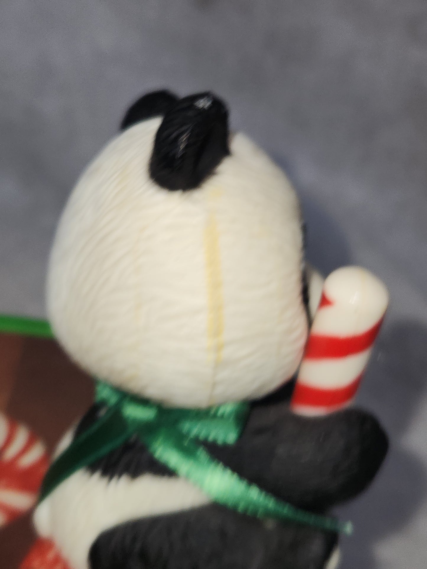 Vintage Hallmark Christmas Stocking Hanger Holder Panda Bear 1981 sh249