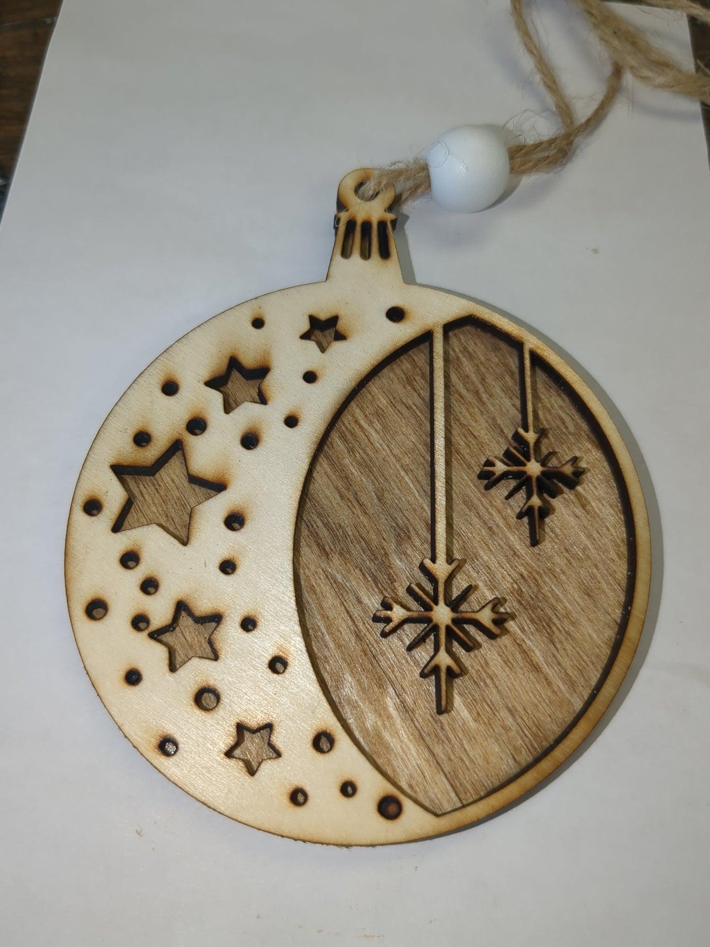 Ornament or car charm moon stars crosses ho2