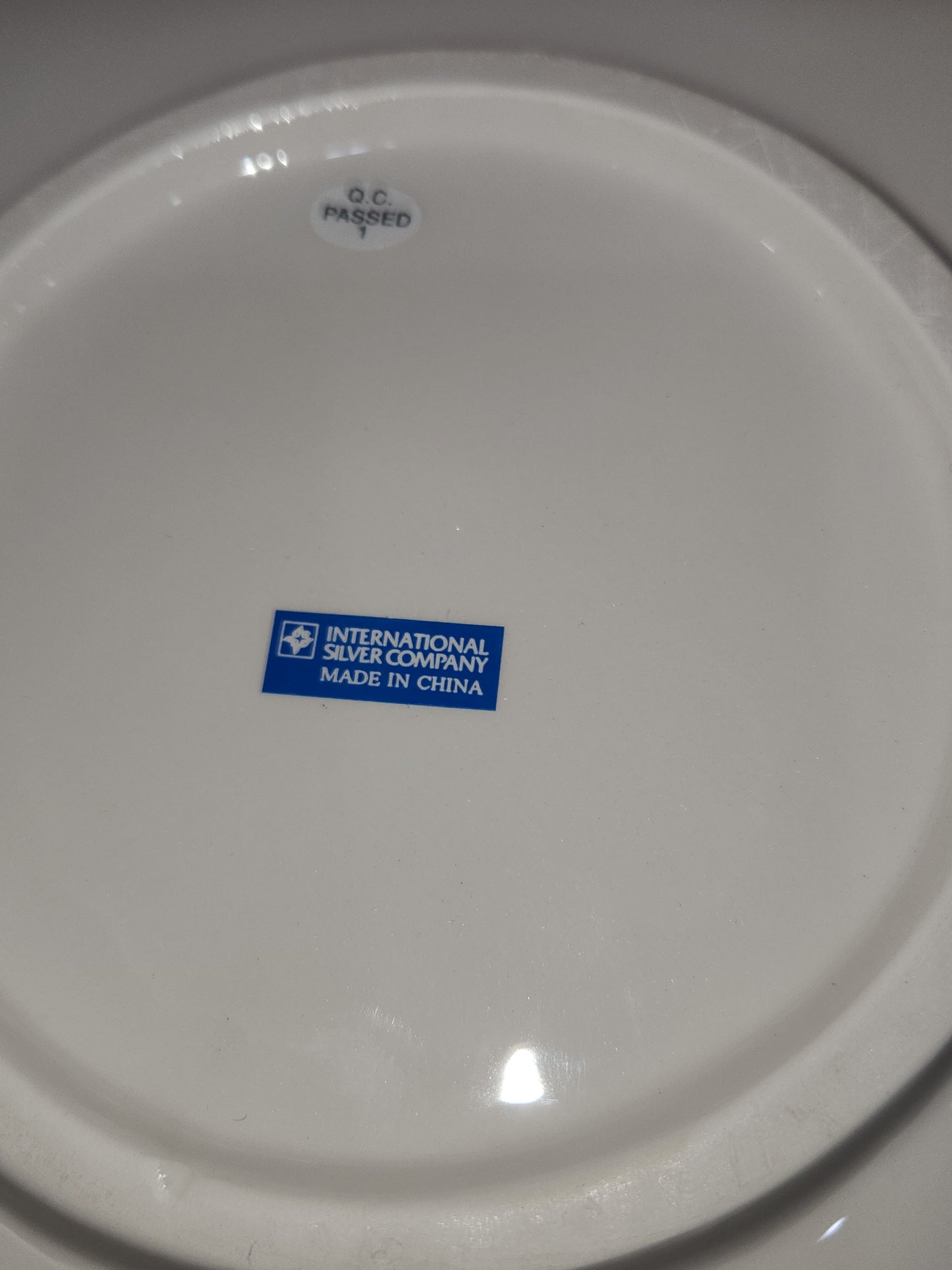 International Silver Company Square Santa Plate 10 1/4" pla99