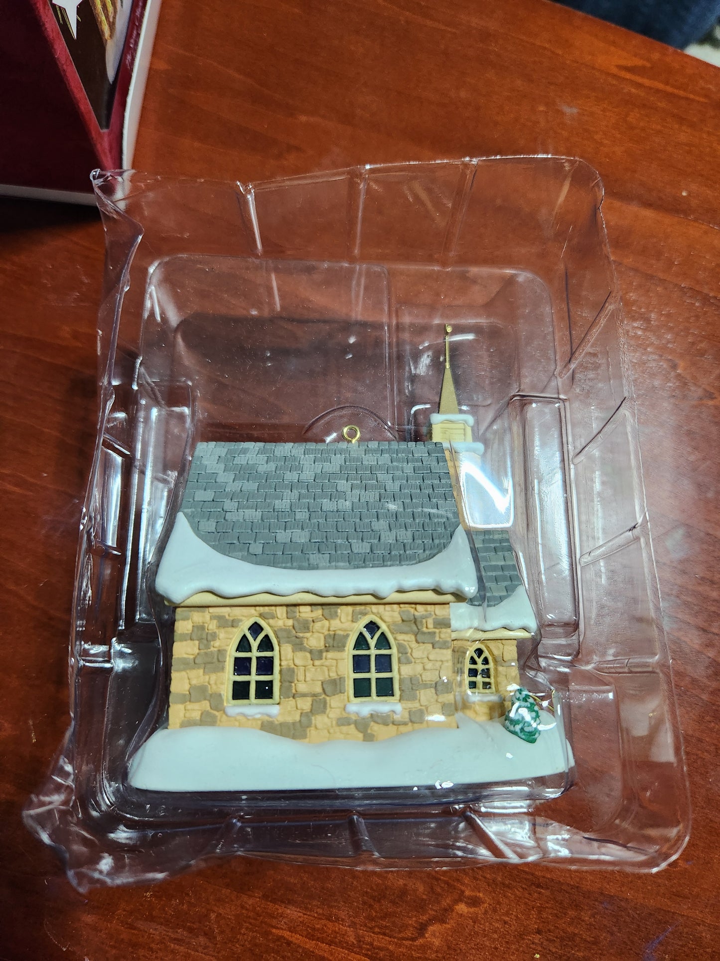 Vintage Hallmark Keepsake Ornament The Stone Church Magic 1st in Candlelight Services Series 1998 ho154