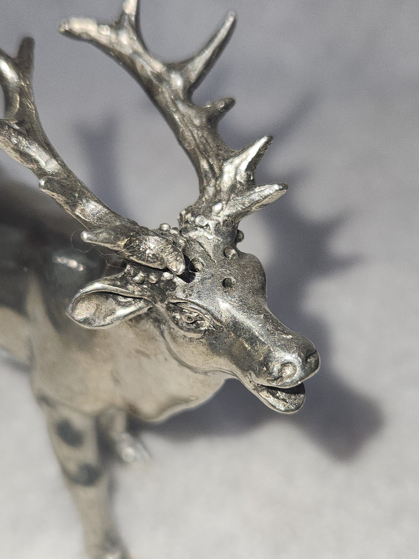 Vagabond Pewter deer salt and pepper set reindeer elk deer sps13