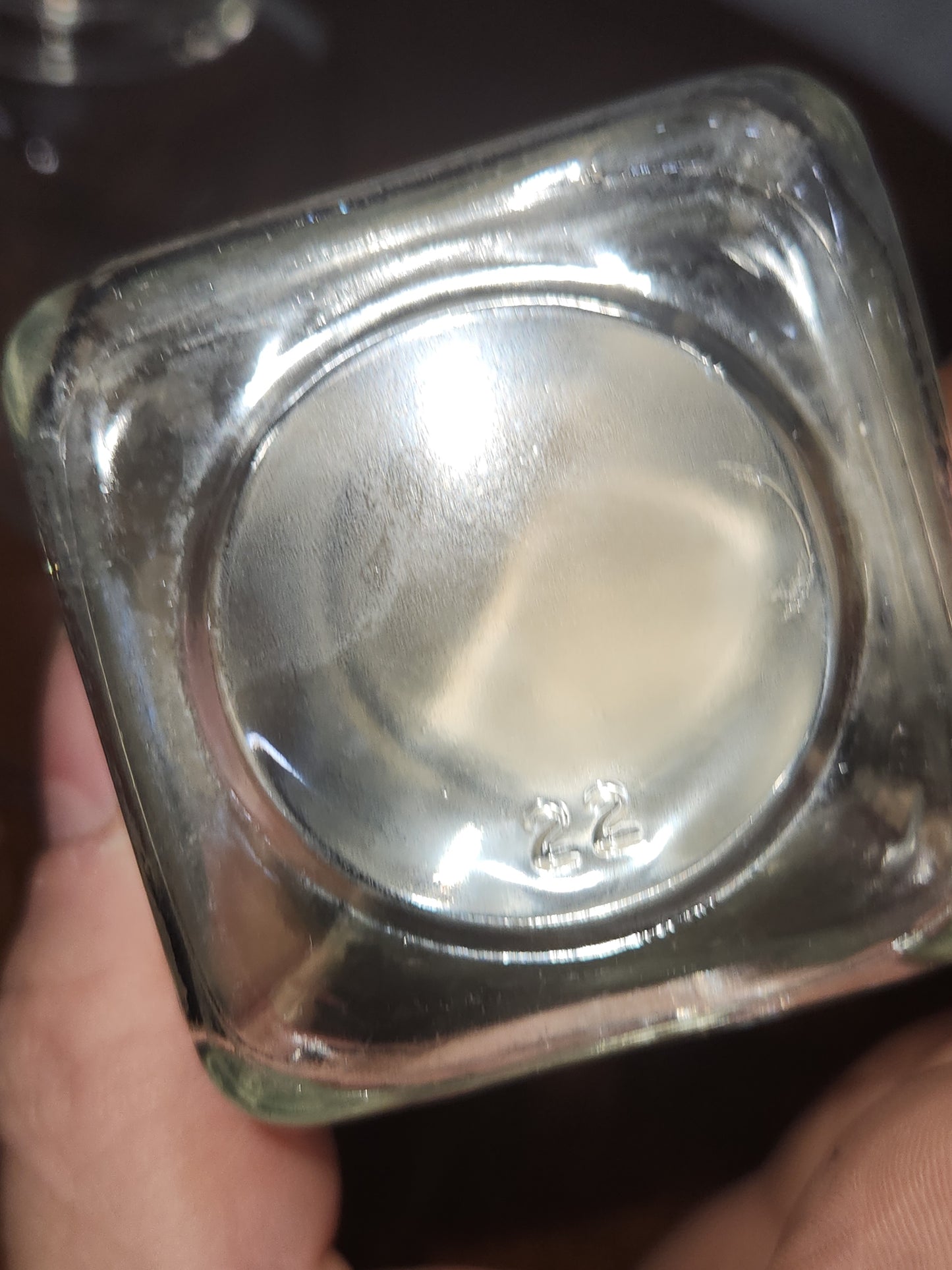 Vintage Squibb #2 set of 3 square glass jar with plastic screw on. cap nylon sp88