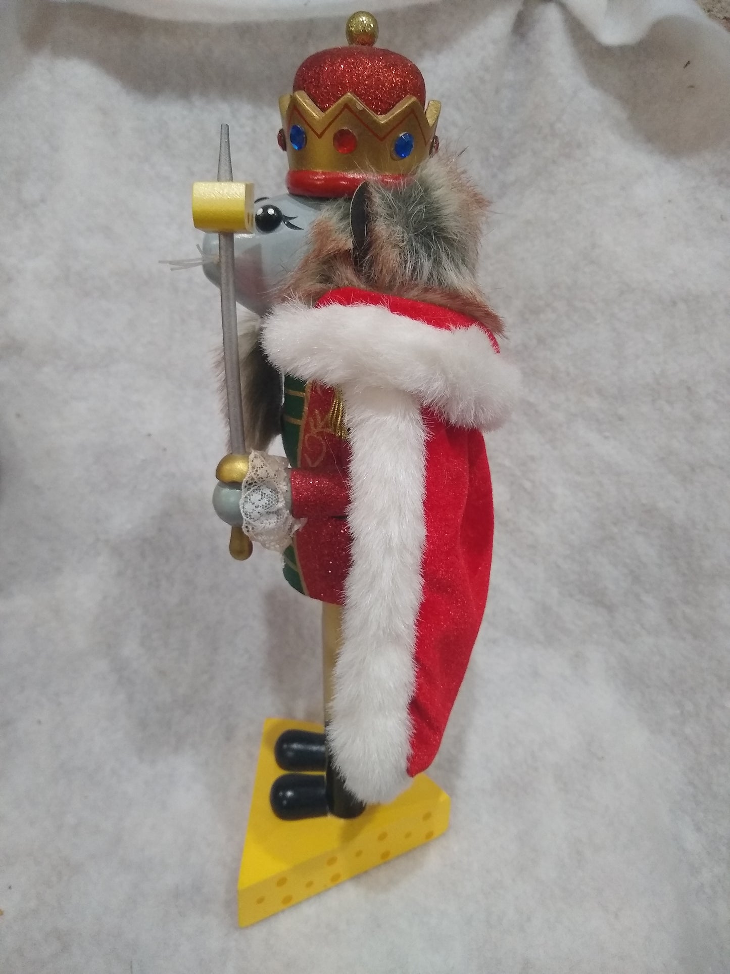Wooden Christmas Nutcracker, 14 1/2" King of Mice Nutcracker ballet nut876