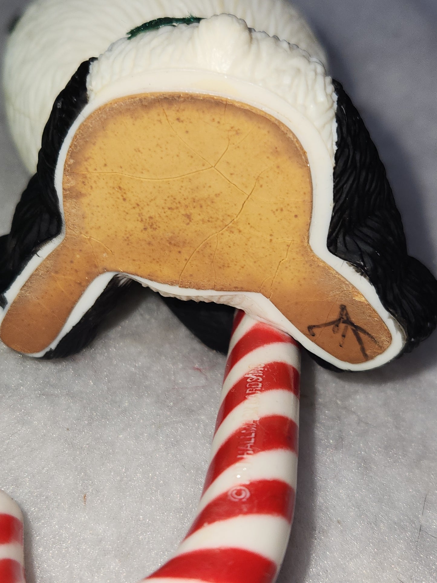 Vintage Hallmark Christmas Stocking Hanger Holder Panda Bear 1981 sh249