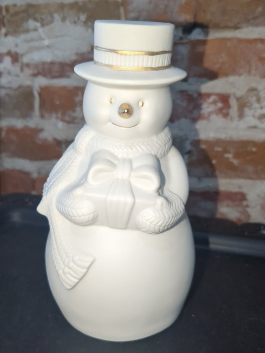 Lenox All Is Bright Snowman Lighted Christmas Decoration Figurine 7.5" len22