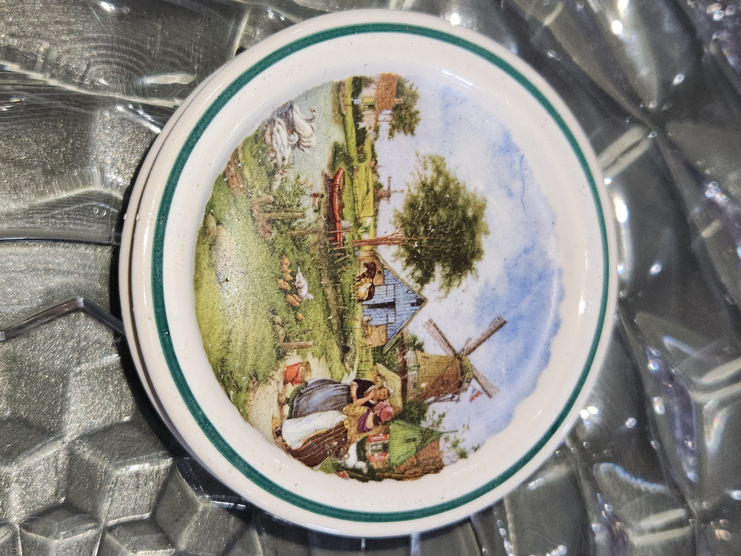 Vintage 1984 Royal Schwabap Mini Plates 3 1/2"