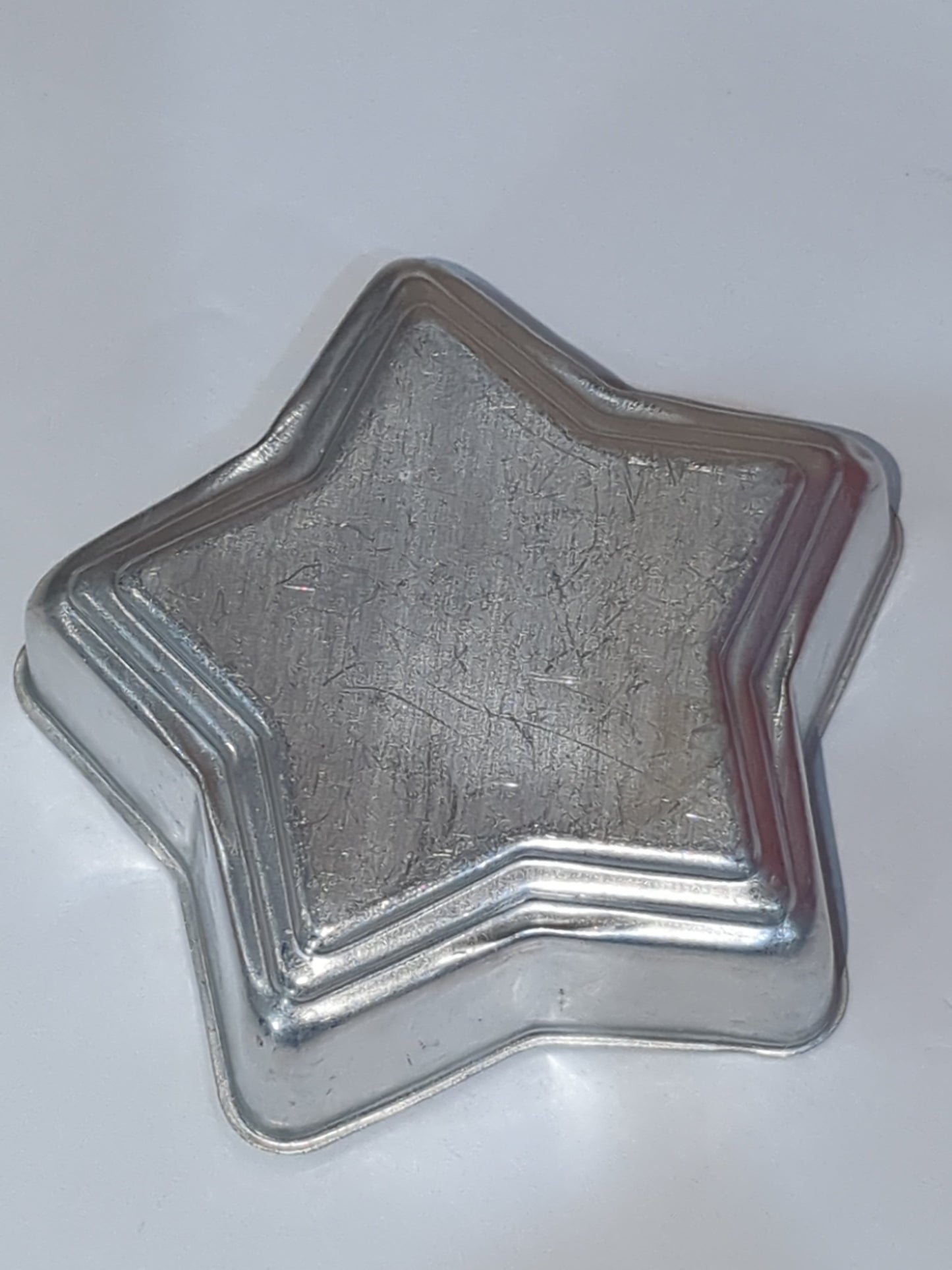 Vintage star jell-o, gelatin or baking aluminum pan. St1
