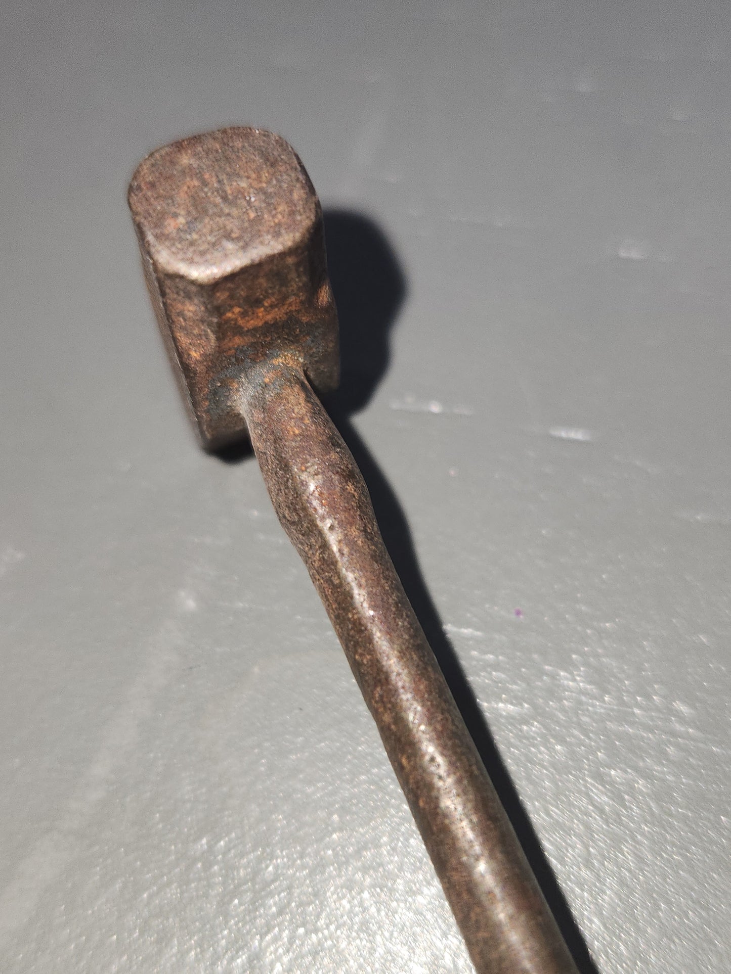 Antique Vintage Miniature Cast Iron Toy Sledge Hammer pretend play toy9