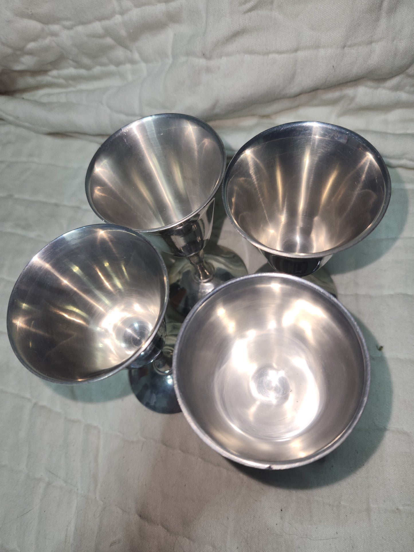 Vintage Raimond Italy Silver Wine Cups silver stemware set of 4 ss681