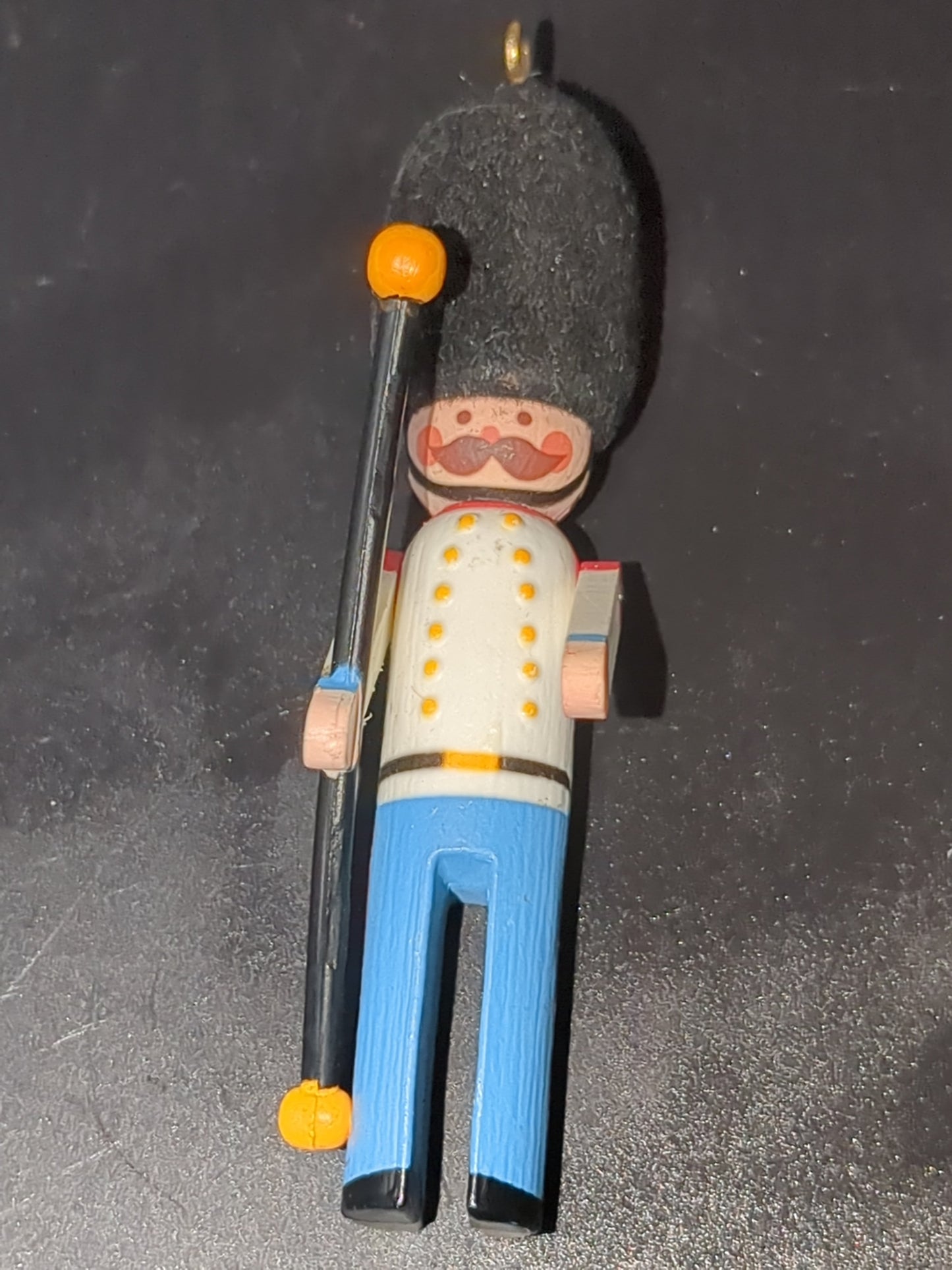 Hallmark Keepsake Ornament 1982 miniature Clothespin Soldier England Queen's Royal Guard ornament 1st in Series hos1