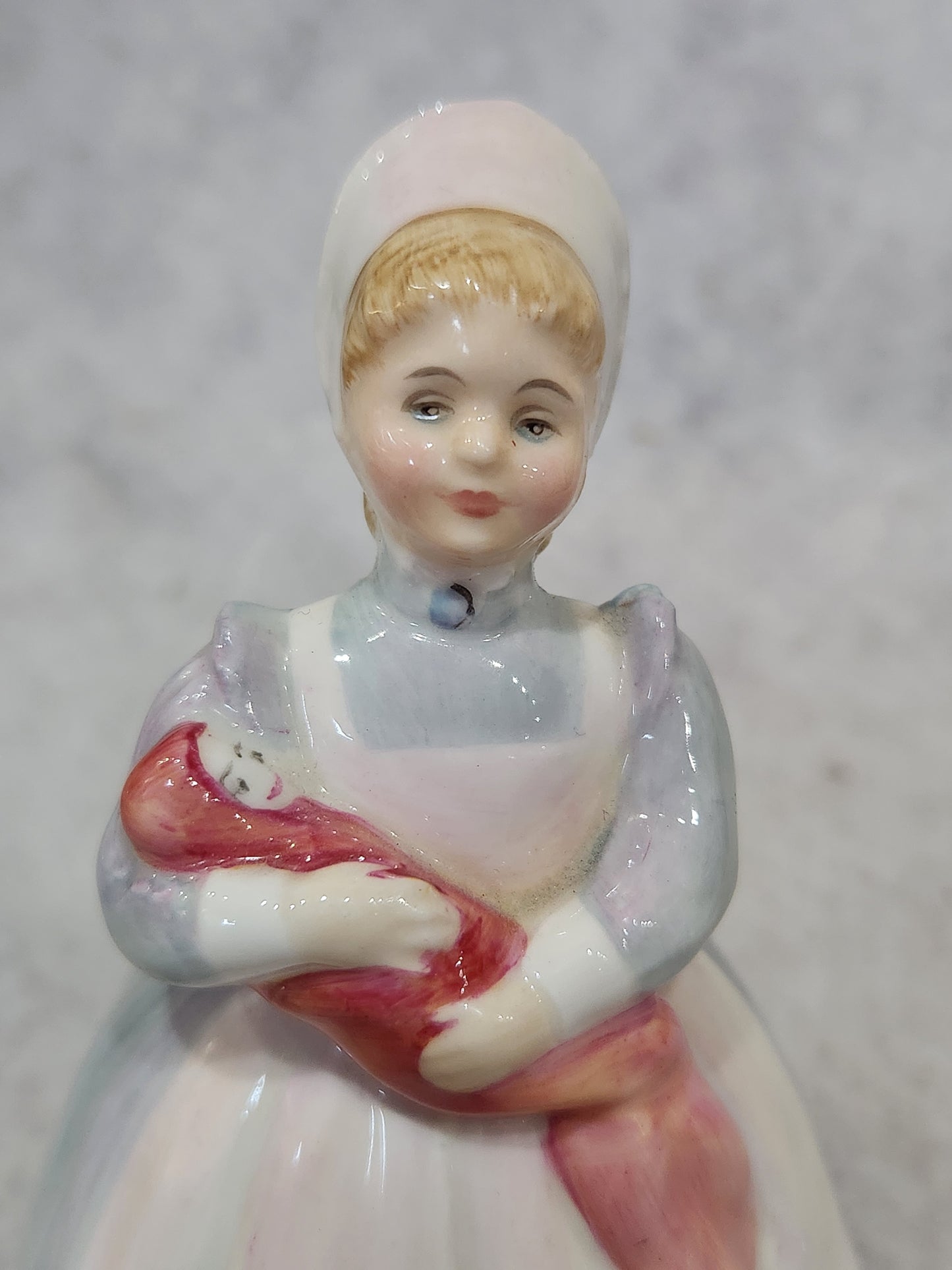 Vintage Royal Doulton bone china “The Rag Doll” HN2142 1953 nurse bc67